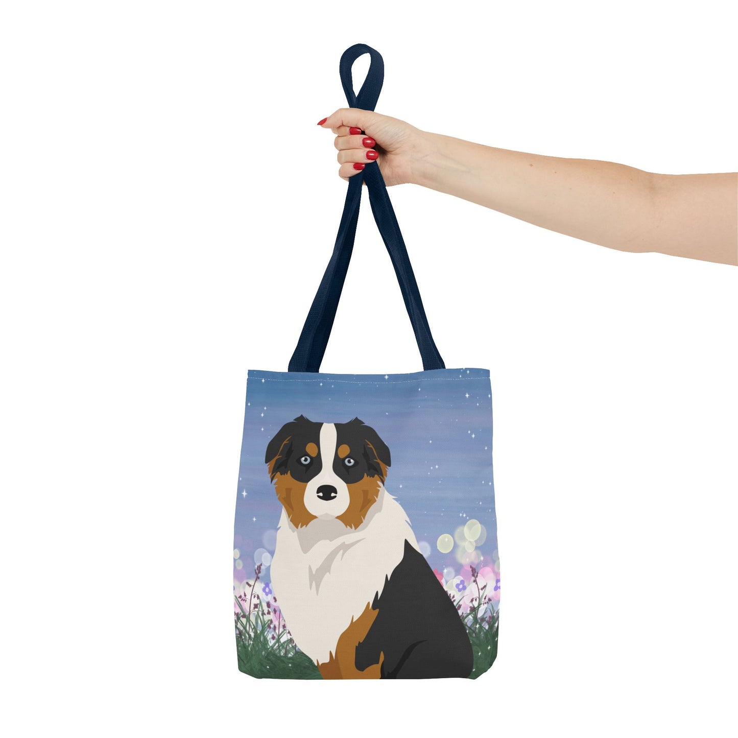Australian Shepherd Dog Tote Bag 13x13