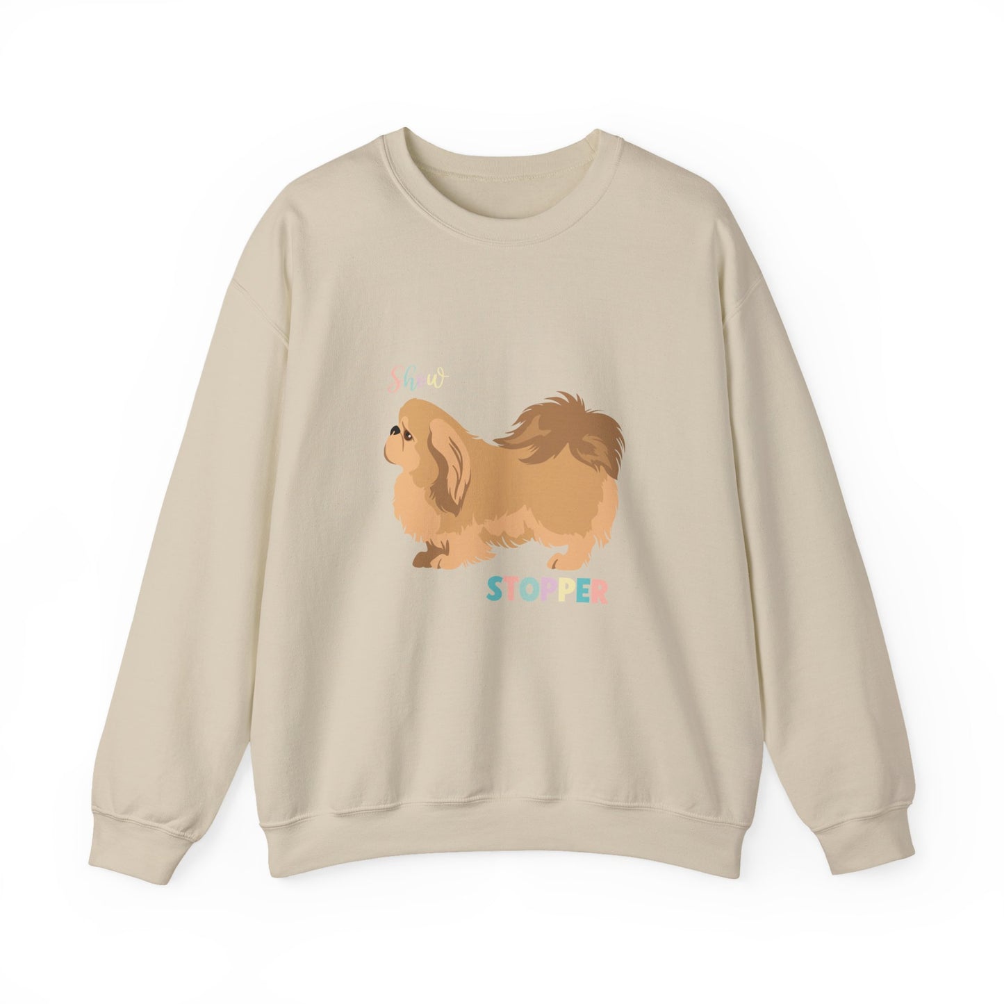 Pekingese Dog Unisex Heavy Blend Crewneck Sweatshirt