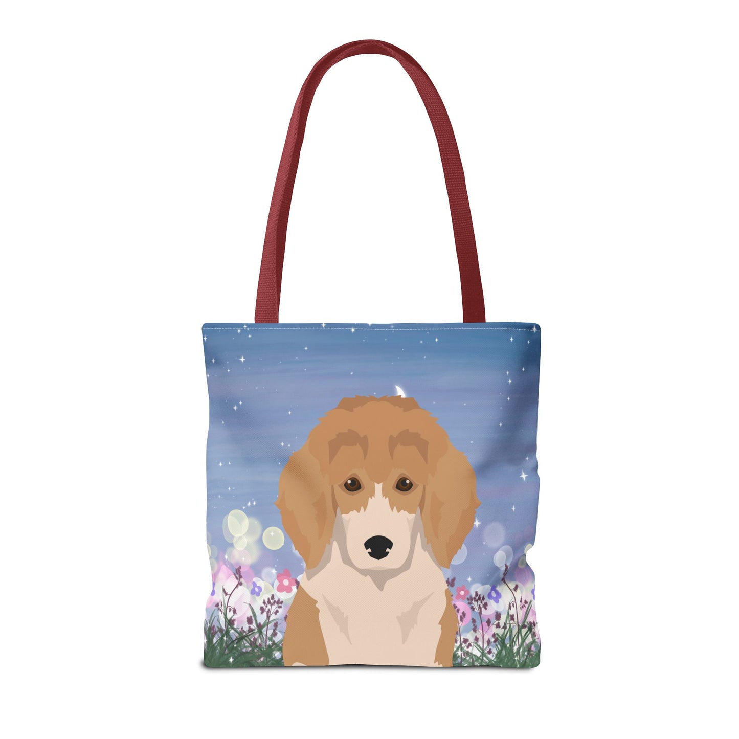 Poodle Dog Tote Bag 16x16