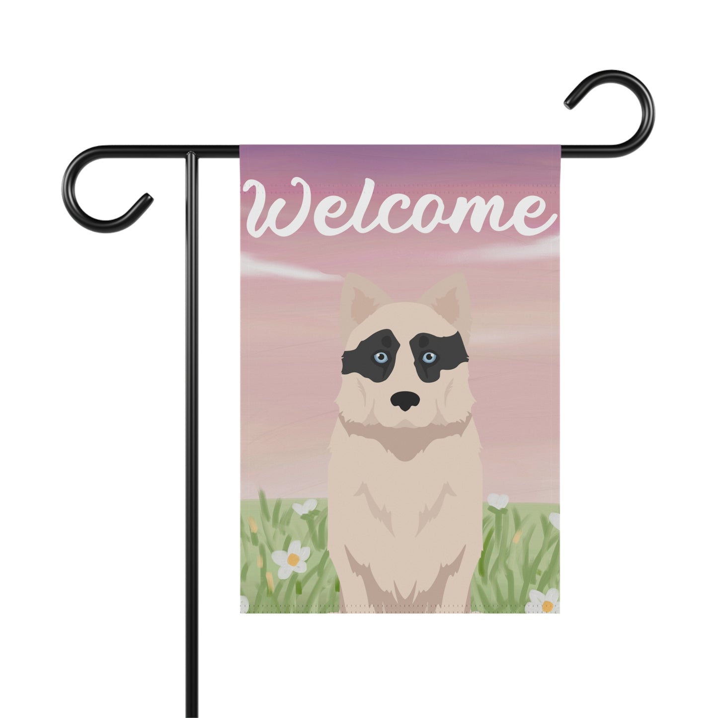 Yakutian Laika Dog Welcome Garden Flag