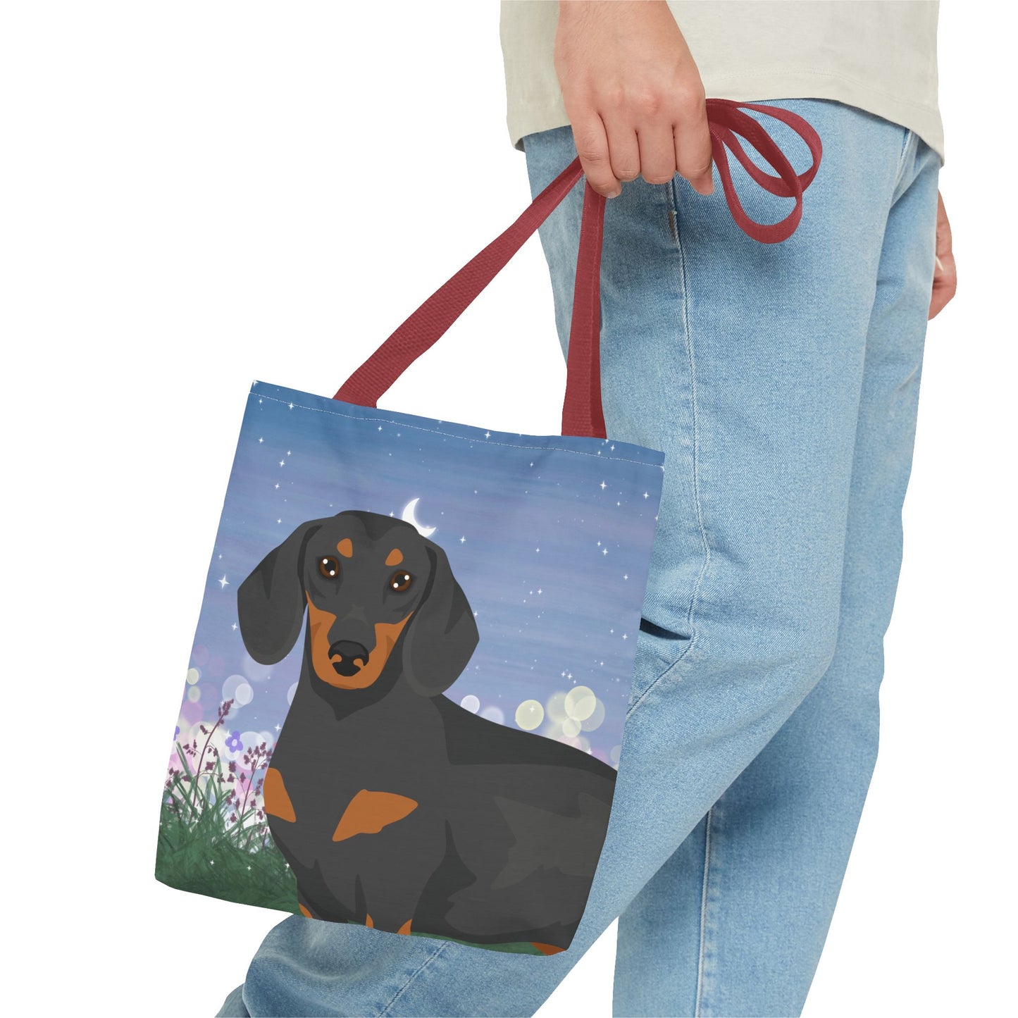 Dachshund Dog Tote Bag 13x13