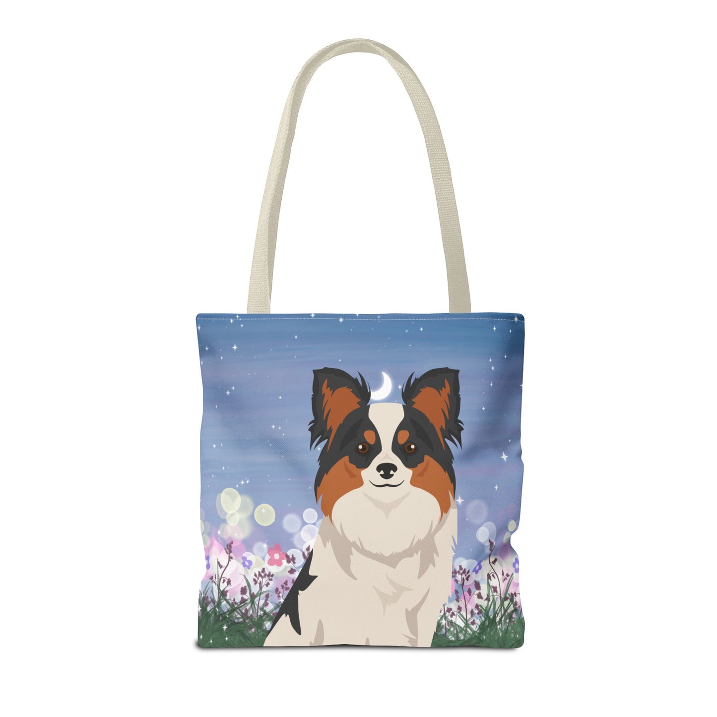 Papillon Dog Tote Bag 16x16