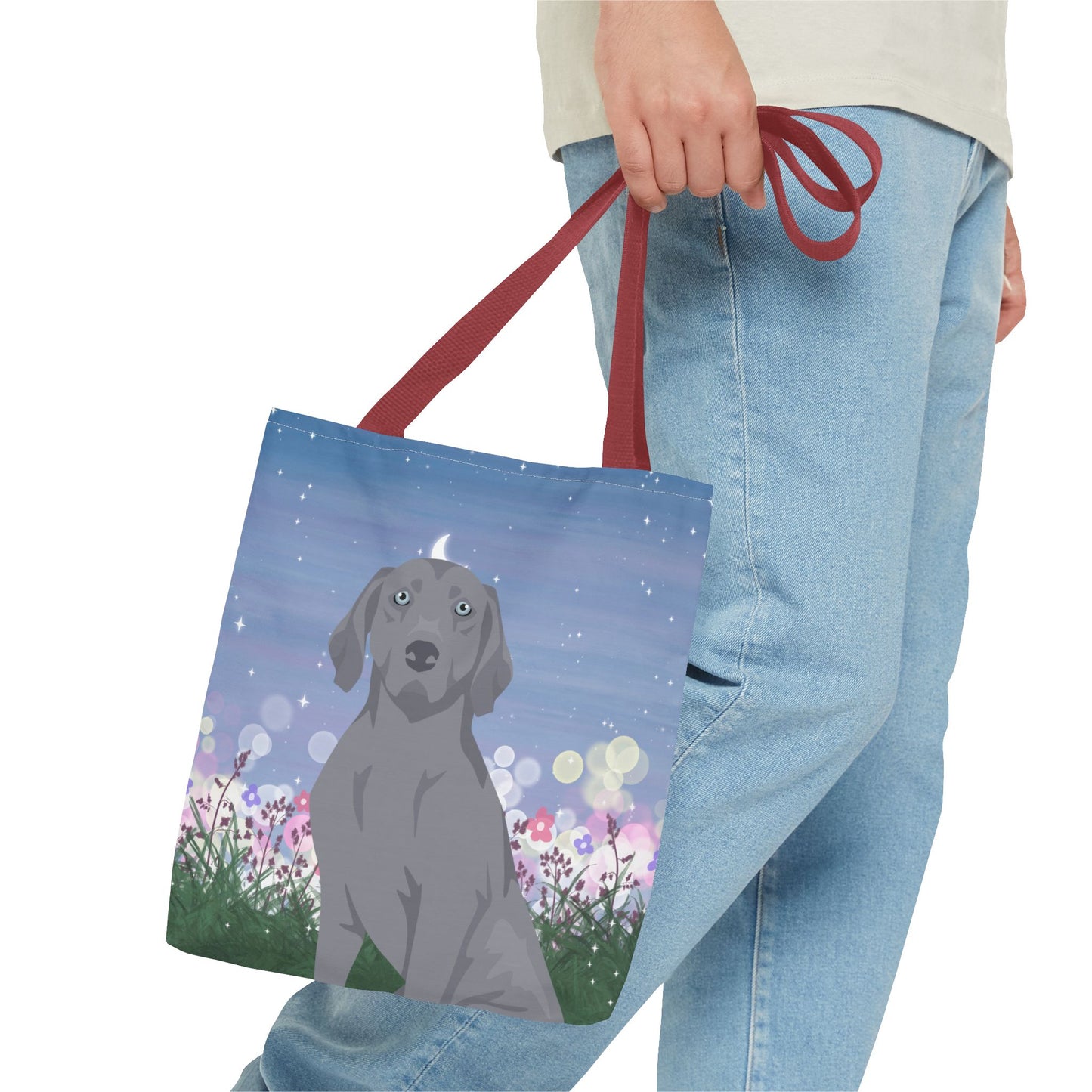 Weimaraner Dog Tote Bag 13x13