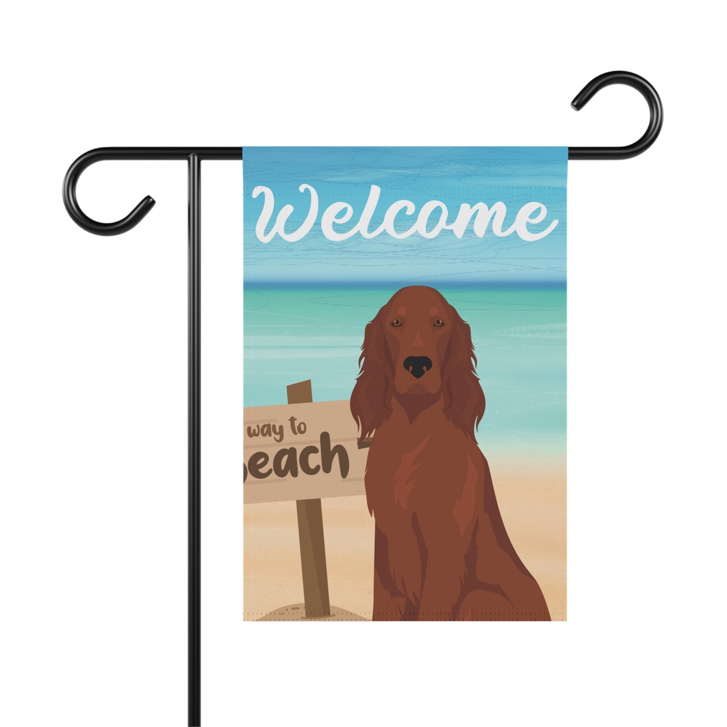Irish Setter Dog Garden Flag