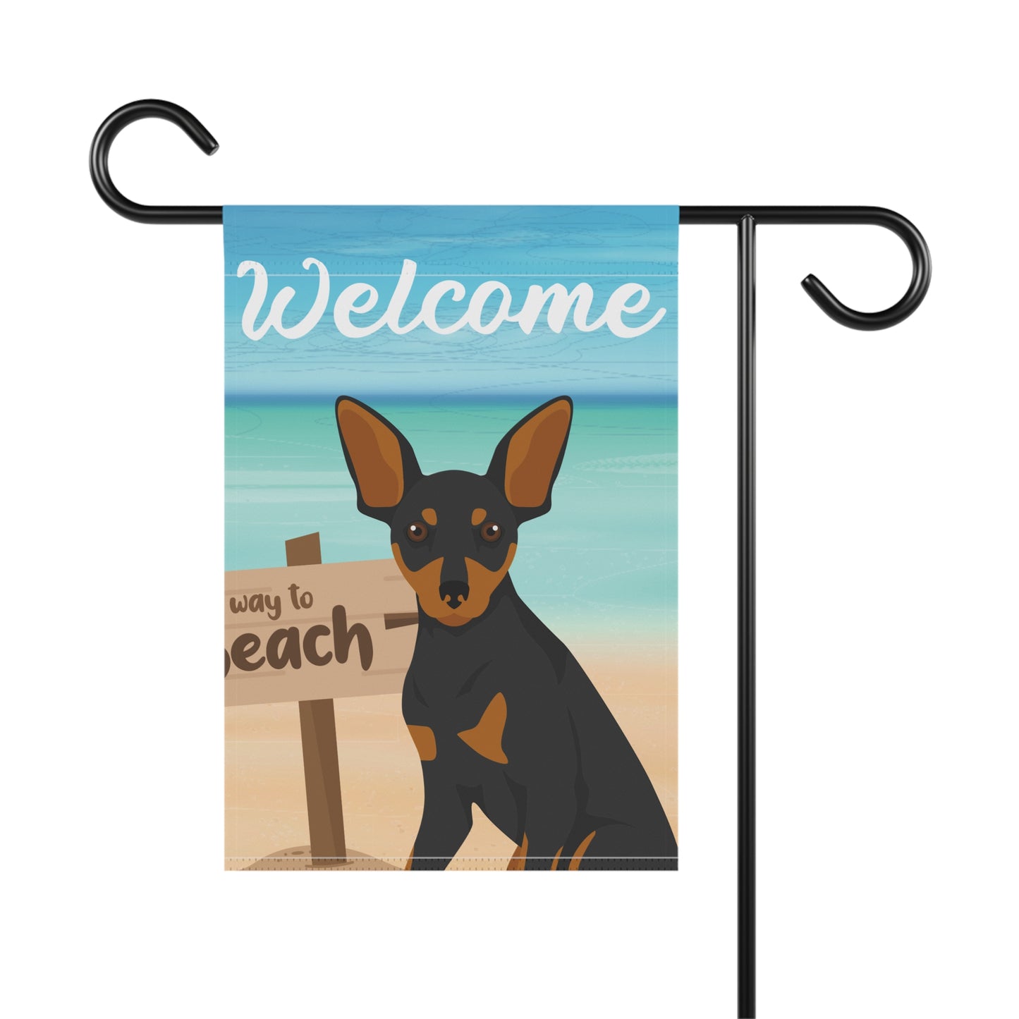 Miniature Pinscher Dog Garden Flag