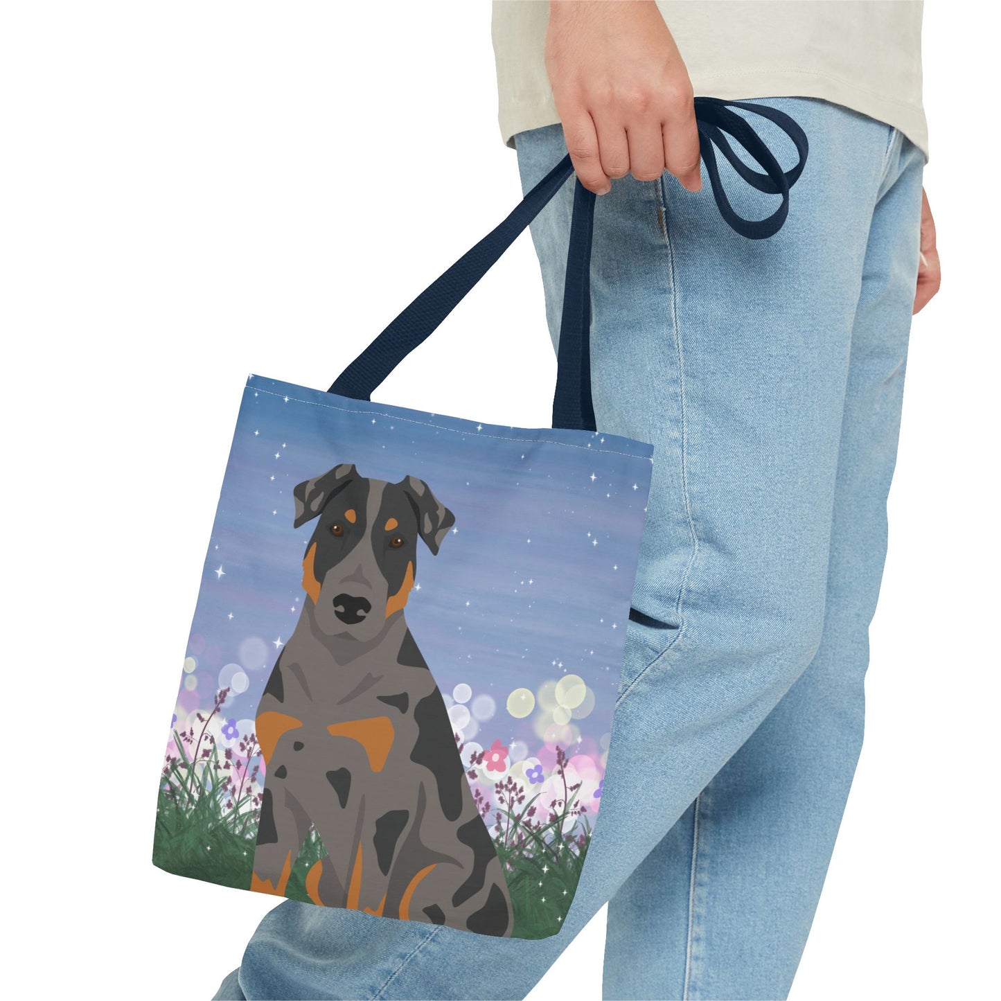 Beauceron Dog Tote Bag 13x13