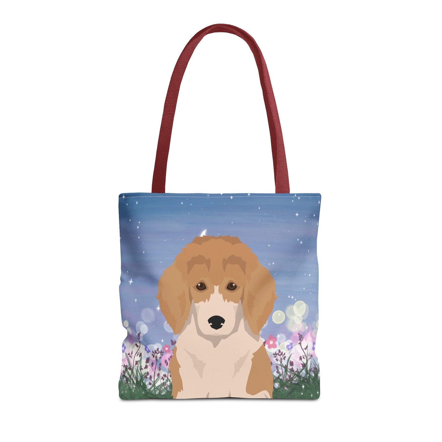 Poodle Dog Tote Bag 16x16