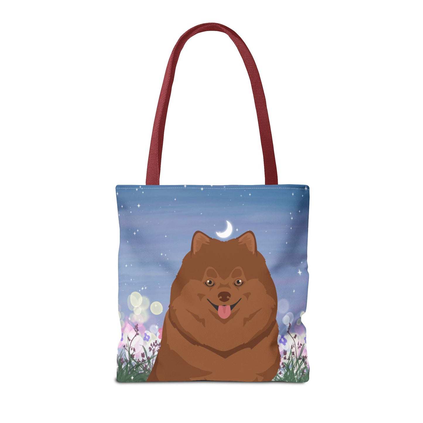 Pomeranian Dog Tote Bag 16x16