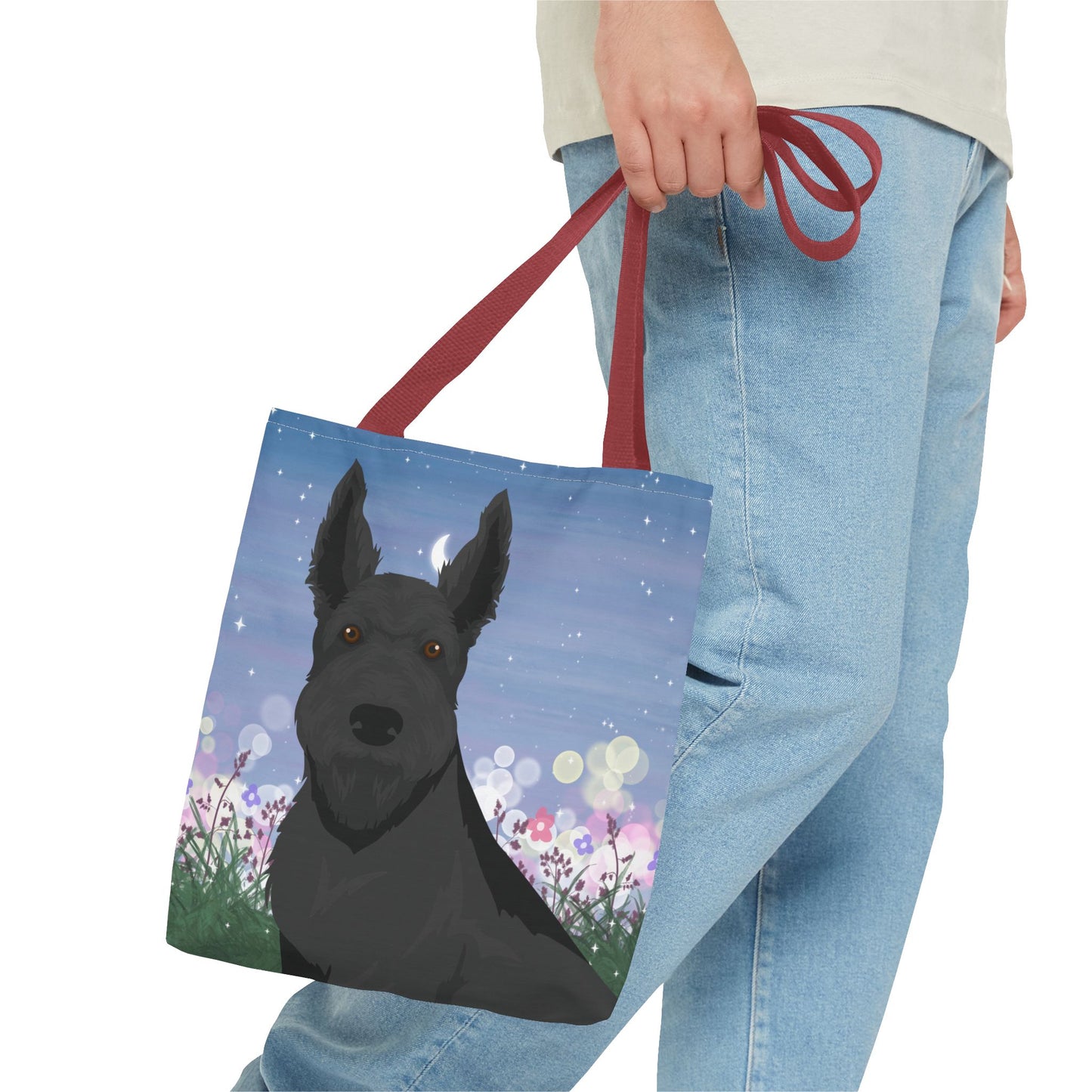Scottish Terrier Dog Tote Bag 13x13