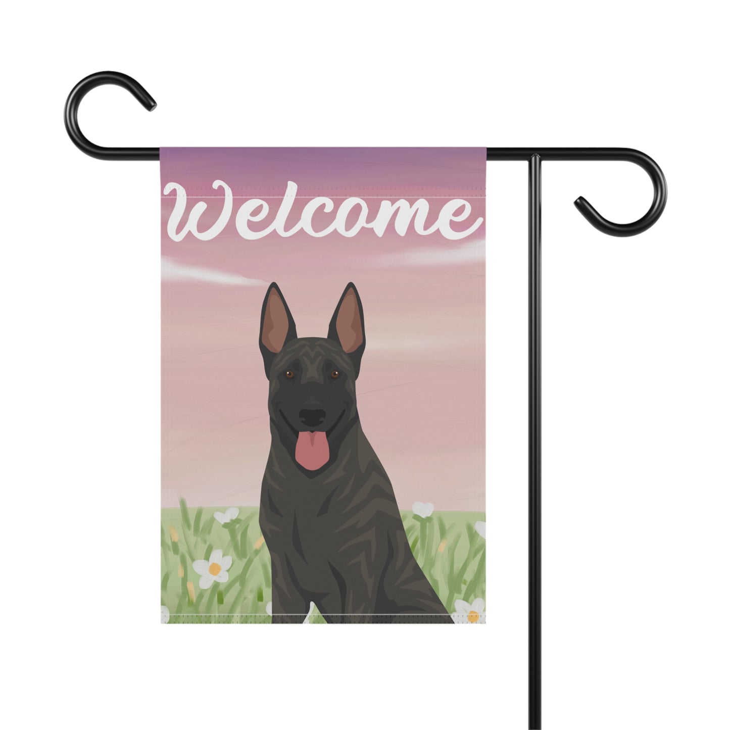Dutch Shepherd Dog Welcome Garden Flag
