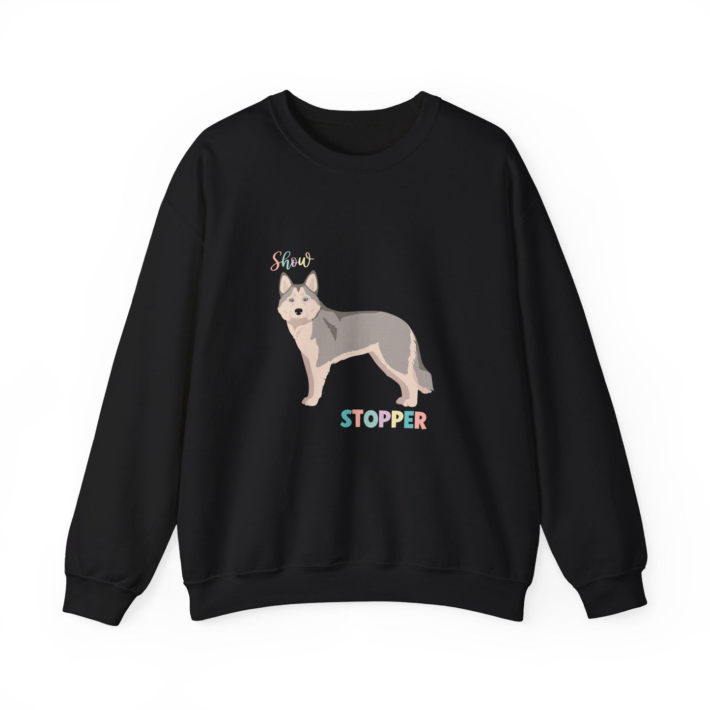 Alaskan Husky Dog Unisex Heavy Blend Crewneck Sweatshirt