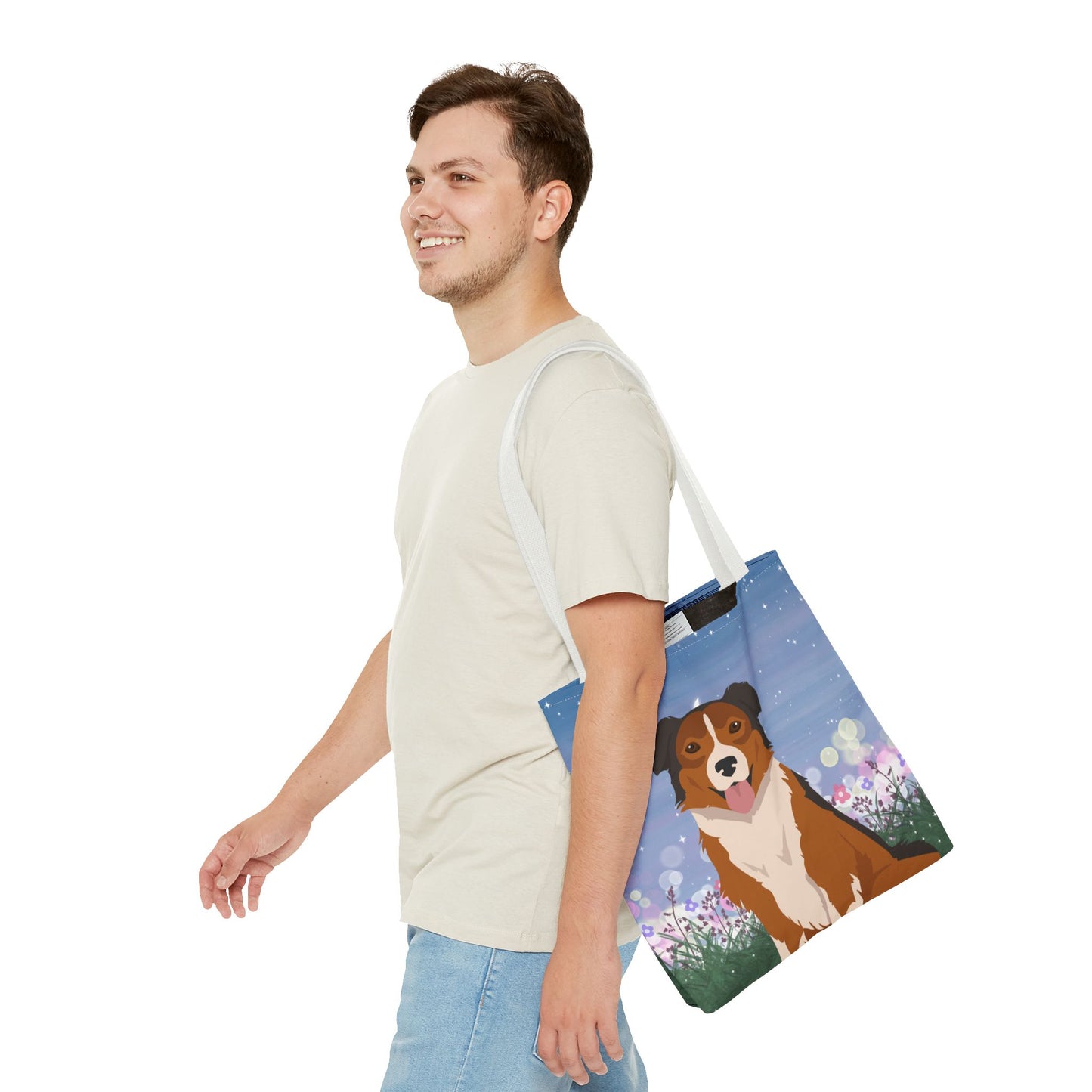 English Shepherd Dog Tote Bag 16x16