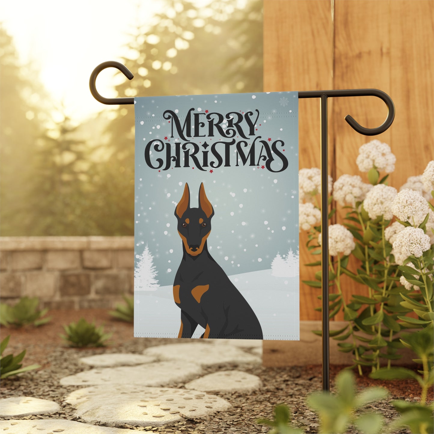 Manchester Terrier Dog Garden Flag