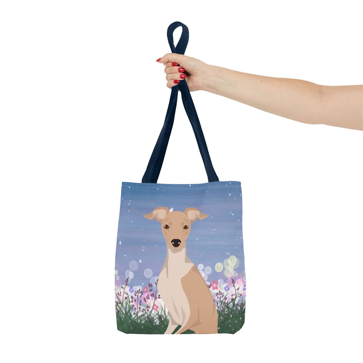 Italian Greyhound Dog Tote Bag 13x13