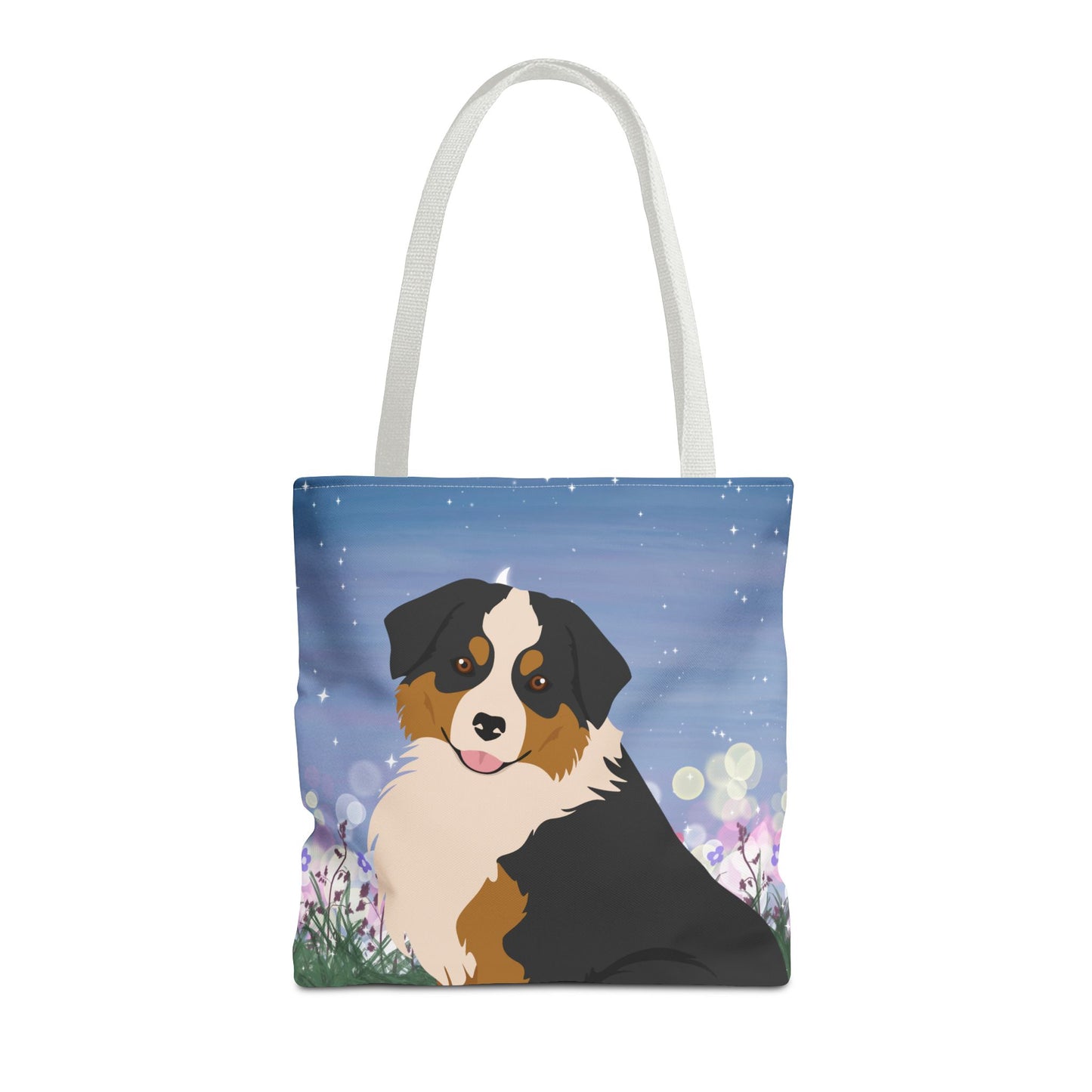 Miniature American Shepherd Dog Tote Bag 16x16