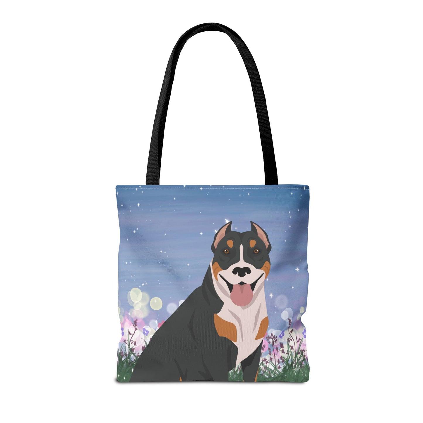 Pit Bull Dog Tote Bag 16x16