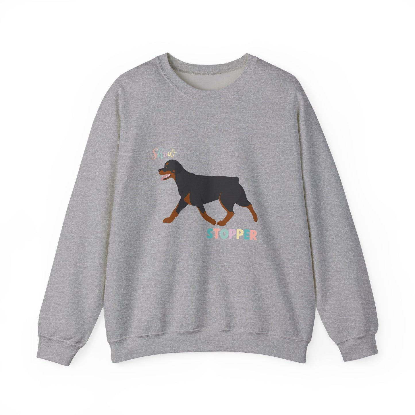 Rottweiler Dog Unisex Heavy Blend Crewneck Sweatshirt
