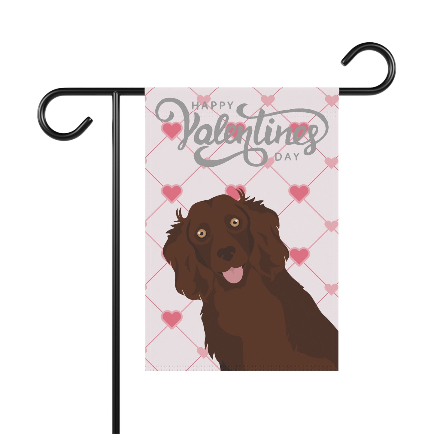 Boykin Spaniel Dog Valentines Day Garden Flag