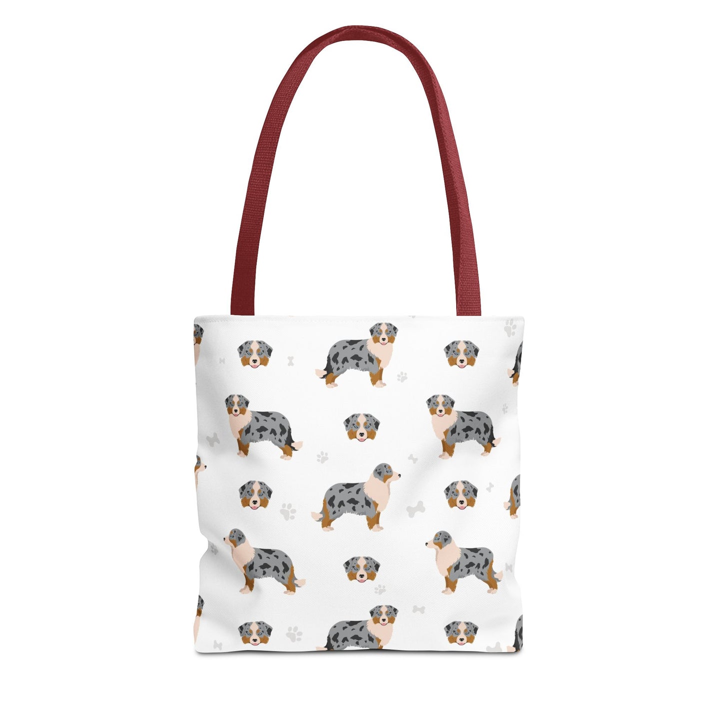 Miniature American Shepherd Dog Tote Bag, Aussie Dog Mom Gift