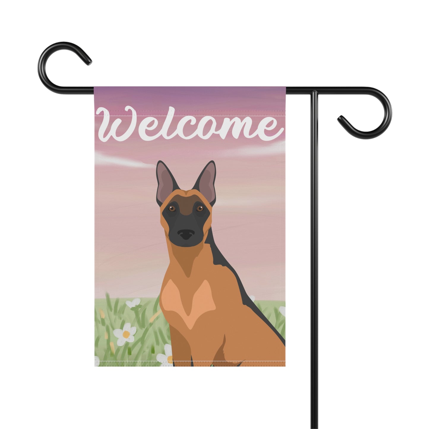 Belgian Malinois Dog Welcome Garden Flag