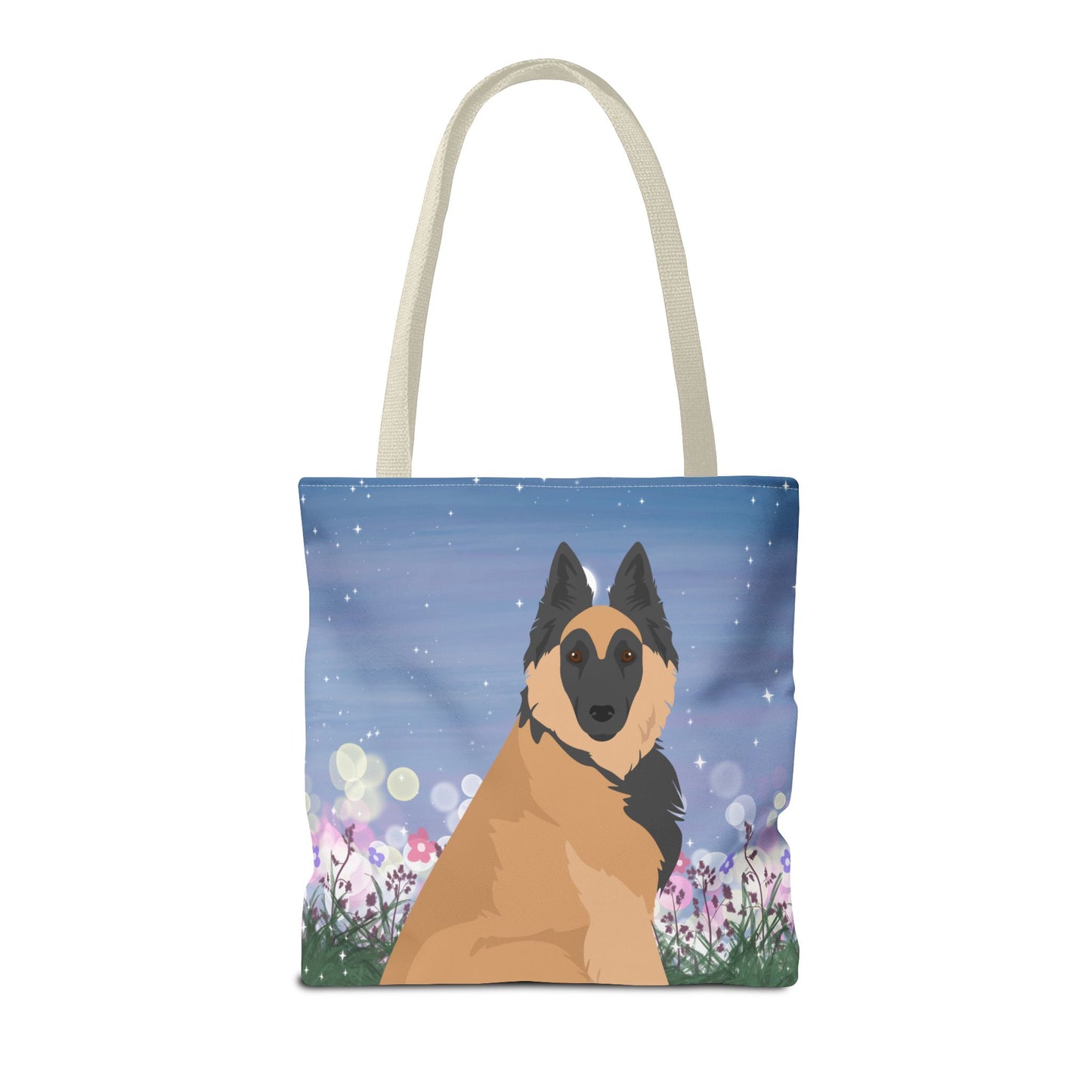 Belgian Tervuren Dog Tote Bag 16x16