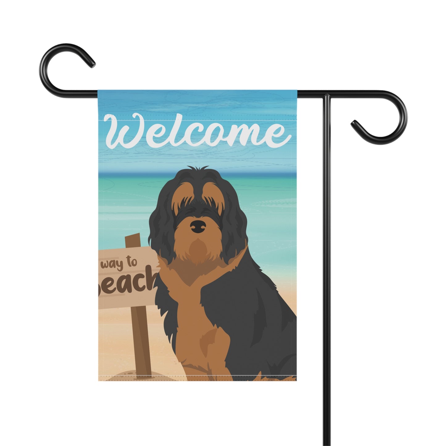 Otterhound Dog Garden Flag