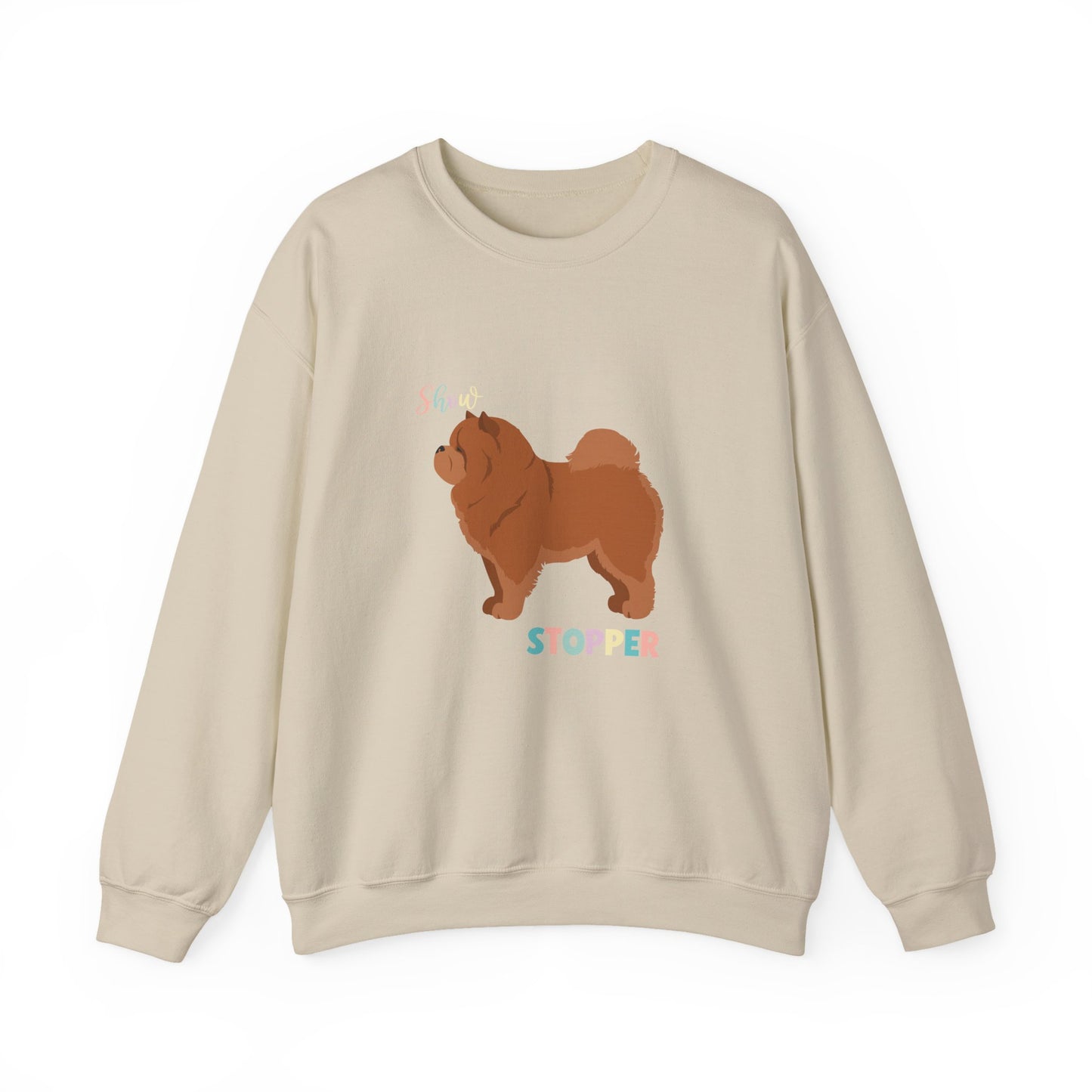Chow Chow Dog Unisex Heavy Blend Crewneck Sweatshirt