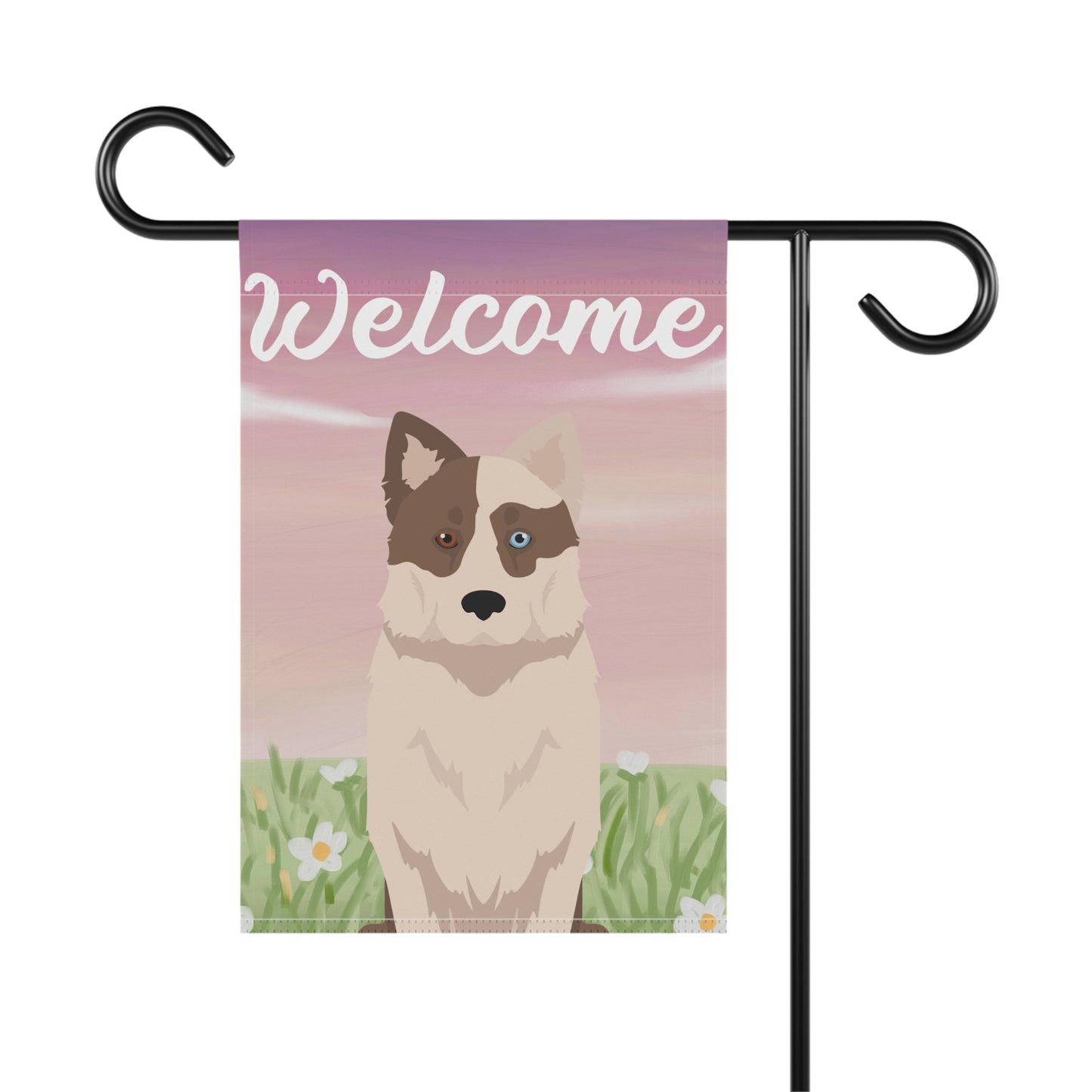 Yakutian Laika Dog Welcome Garden Flag