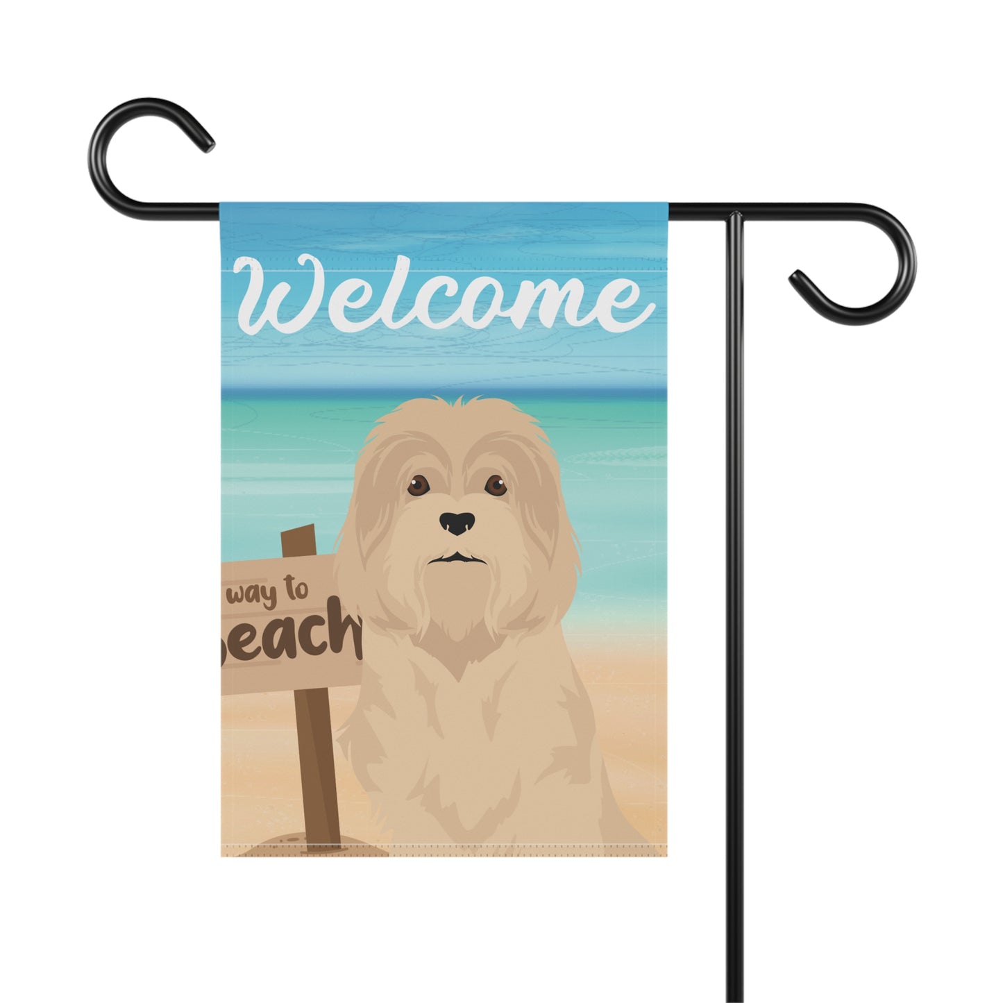 Lowchen Dog Garden Flag