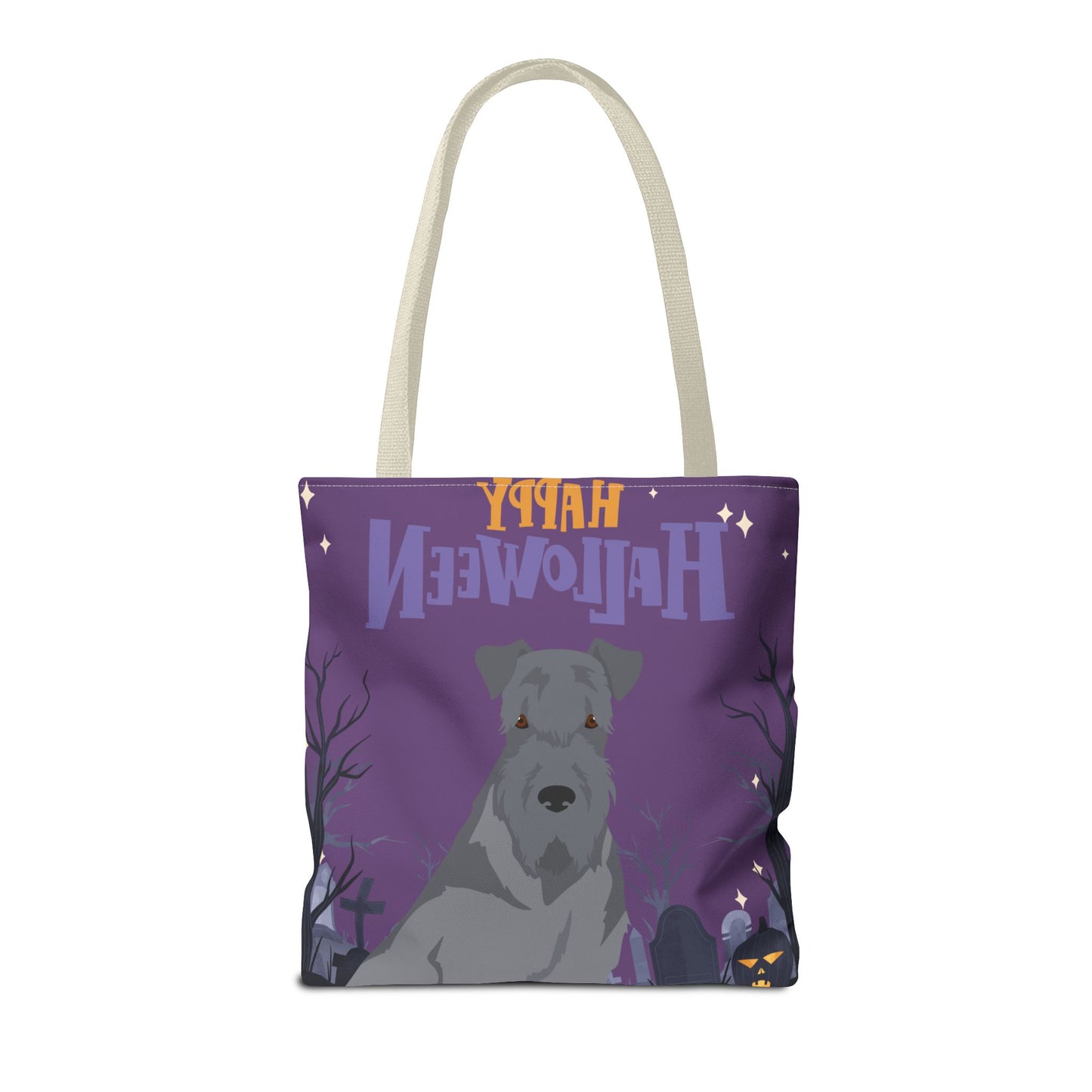 Kerry Blue Terrier Dog Happy Halloween Tote Bag 16x16