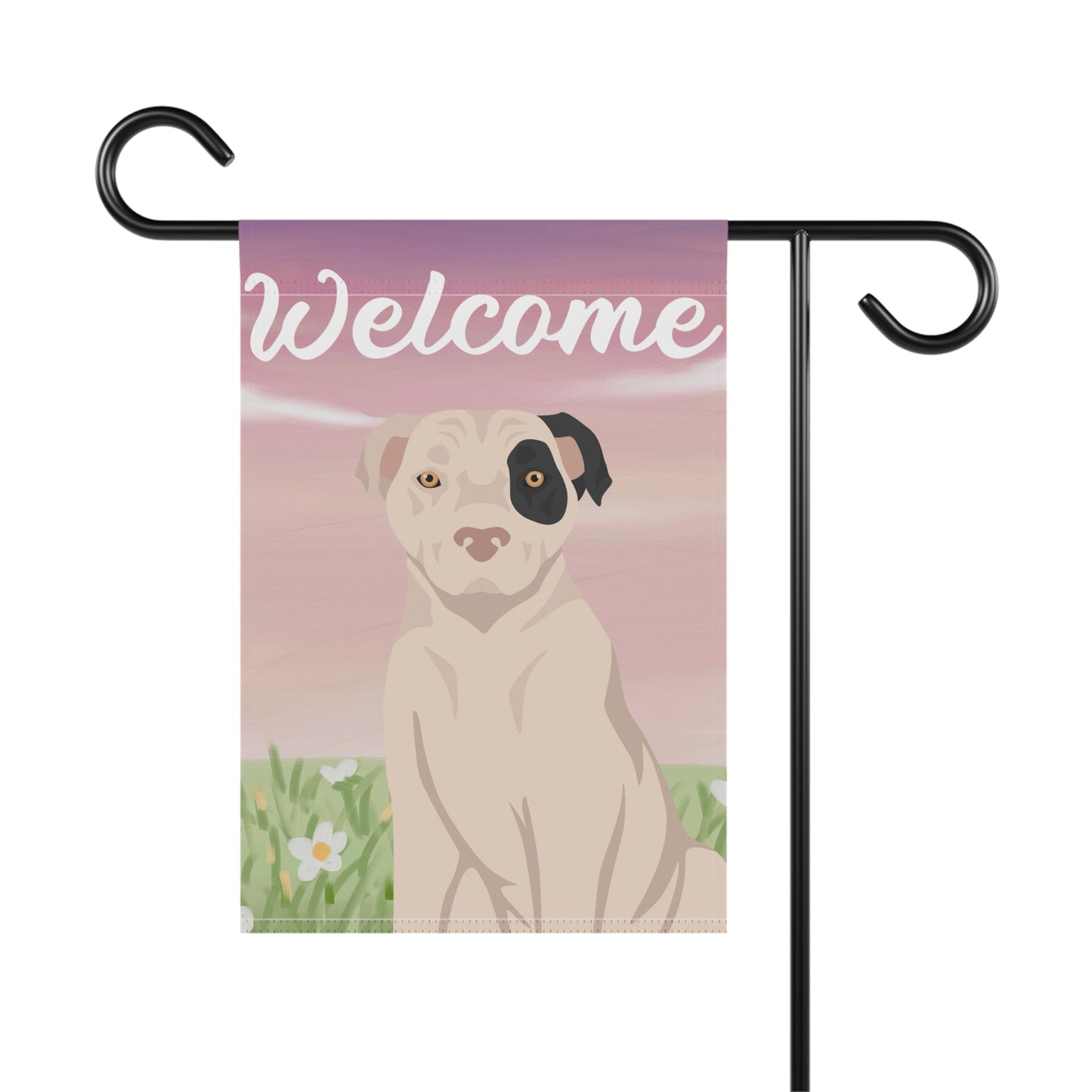 American Staffordshire Terrier Dog Welcome Garden Flag