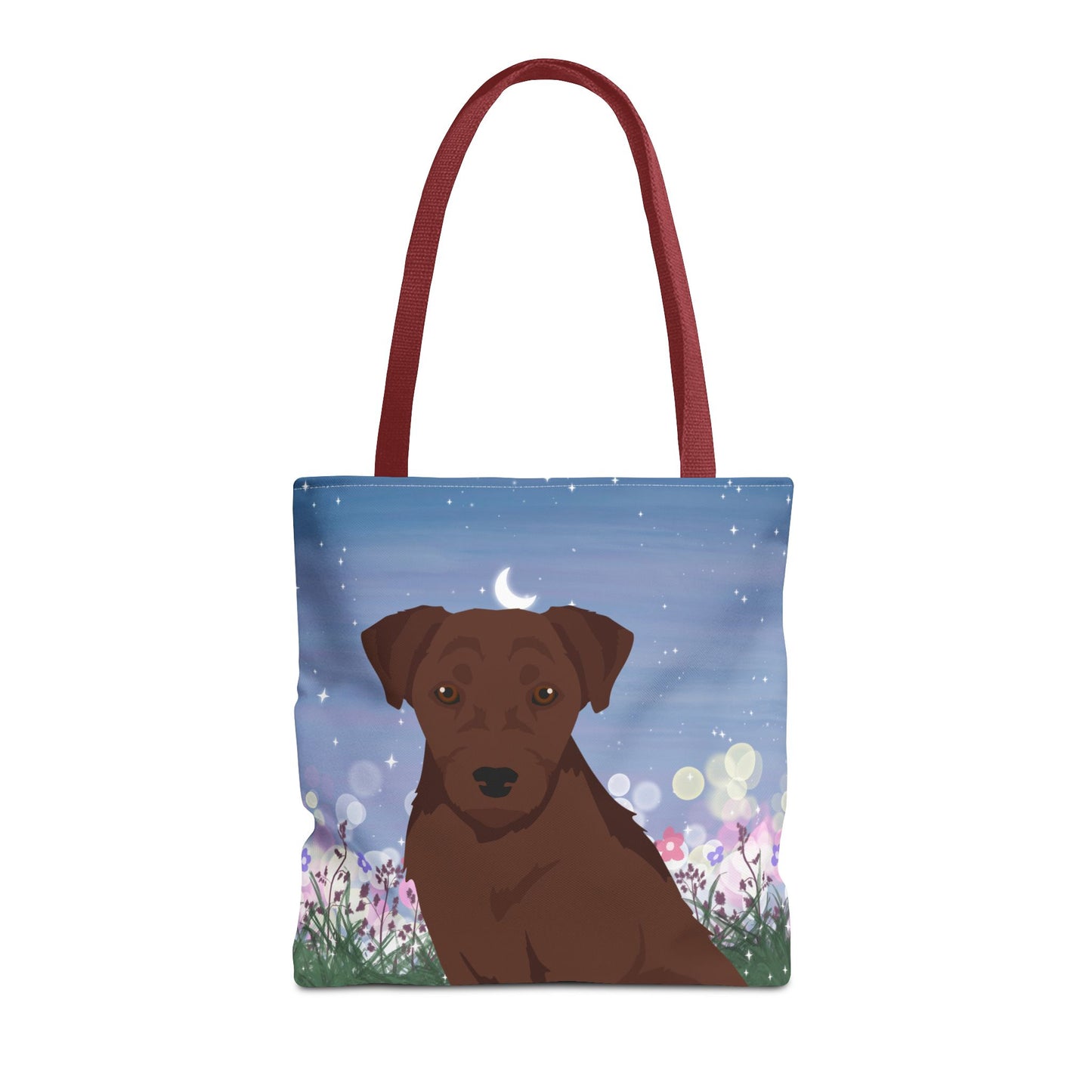 Patterdale Terrier Dog Tote Bag 16x16