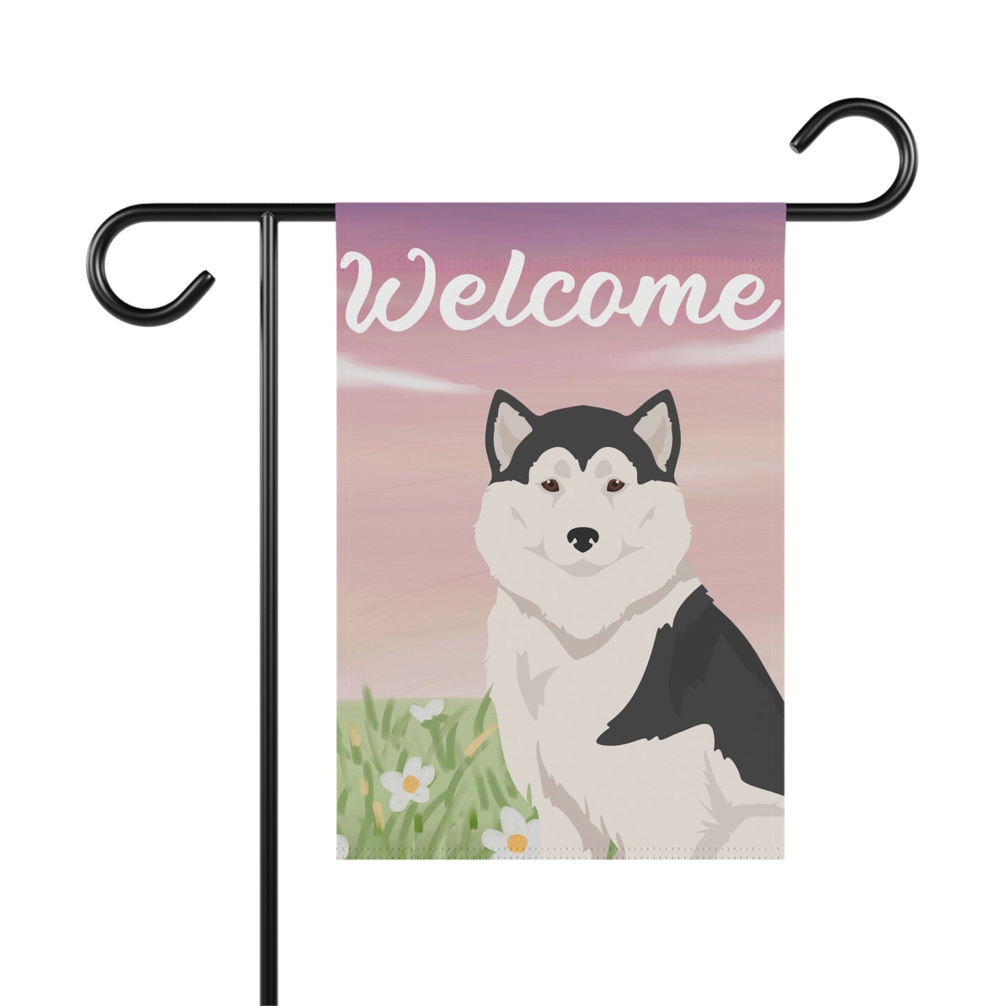 Greenland Dog Dog Welcome Garden Flag