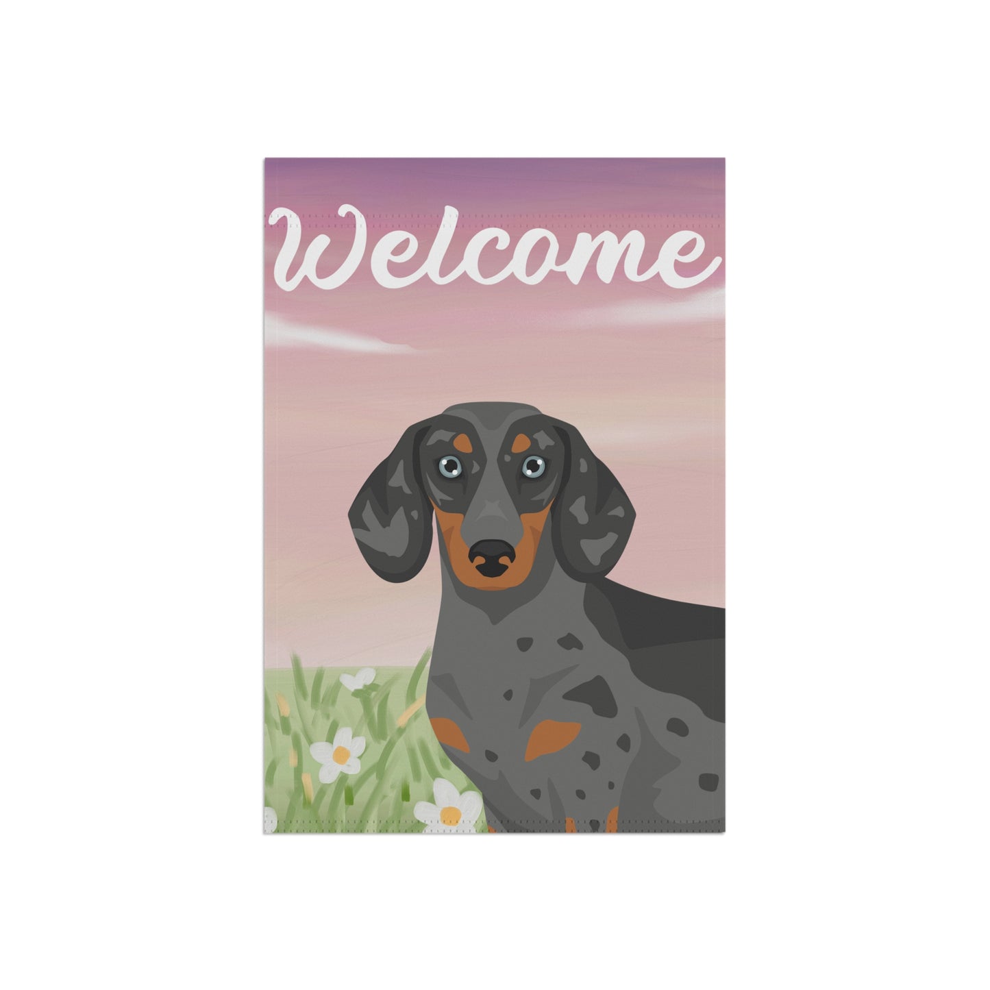 Dachshund Dog Welcome Garden Flag