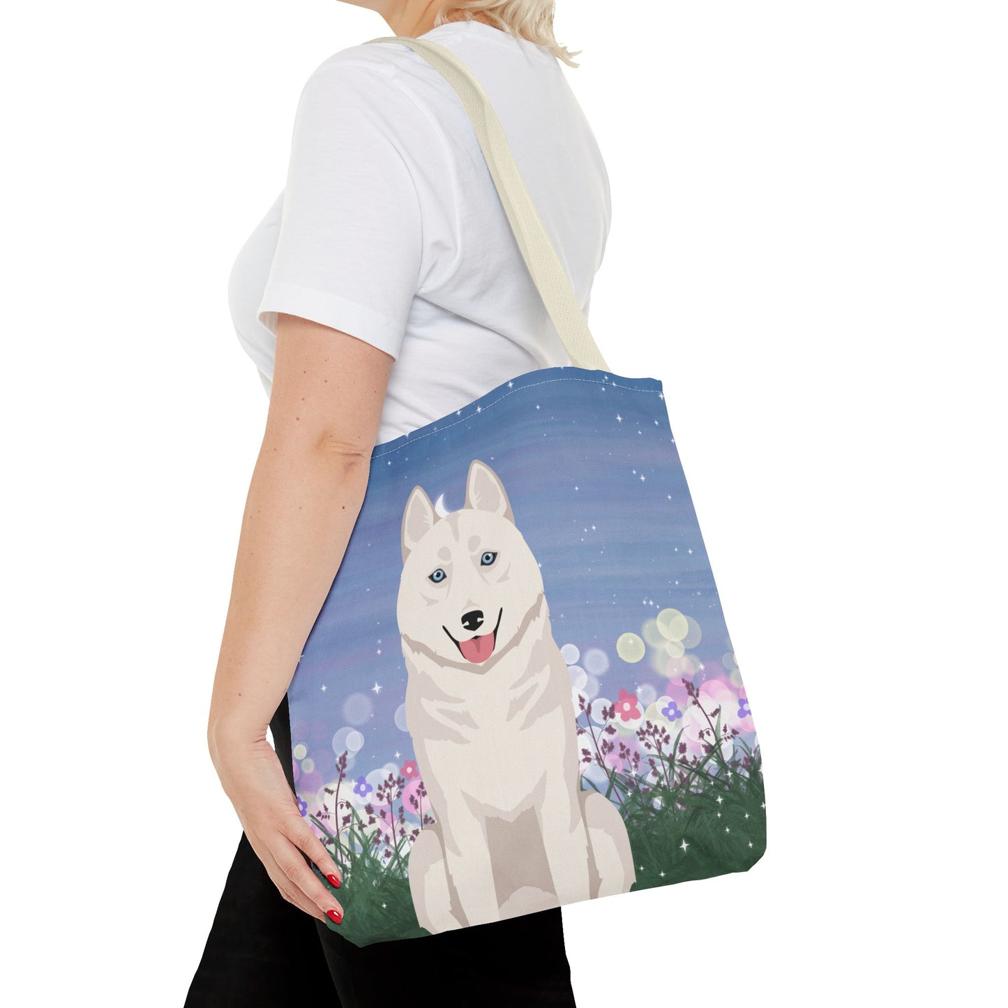 Siberian Husky Dog Tote Bag 16x16