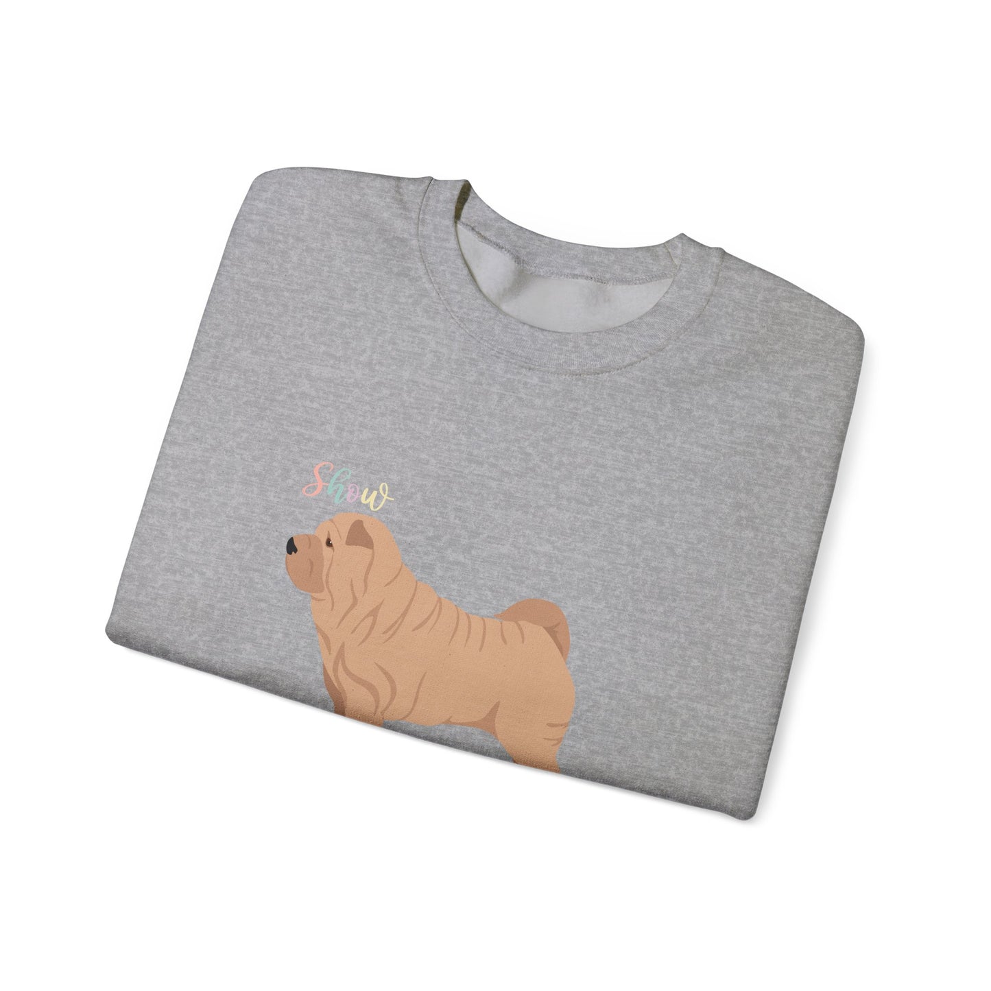 Shar Pei Dog Unisex Heavy Blend Crewneck Sweatshirt