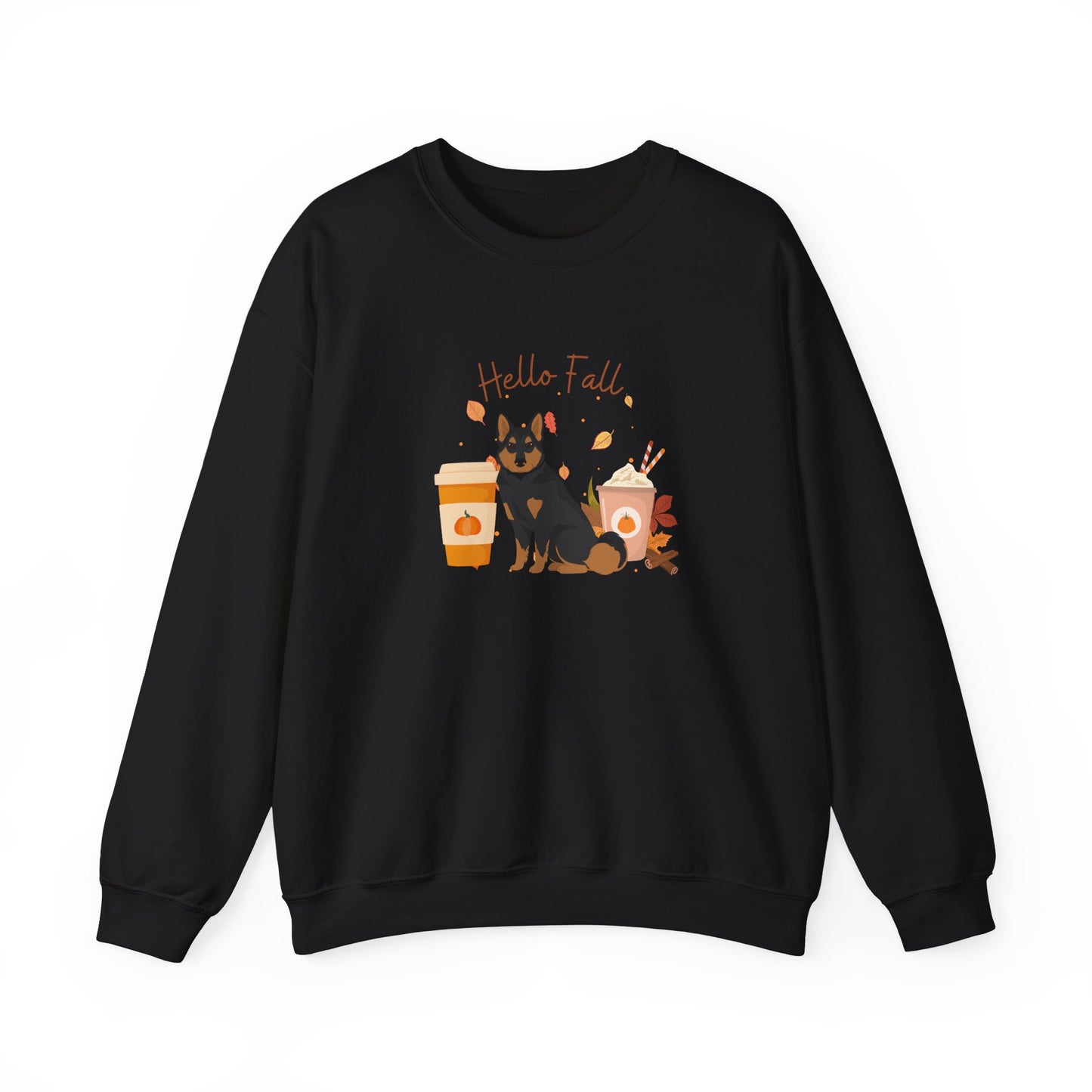 East Siberian Laika Dog Fall Unisex Heavy Blend Crewneck Sweatshirt