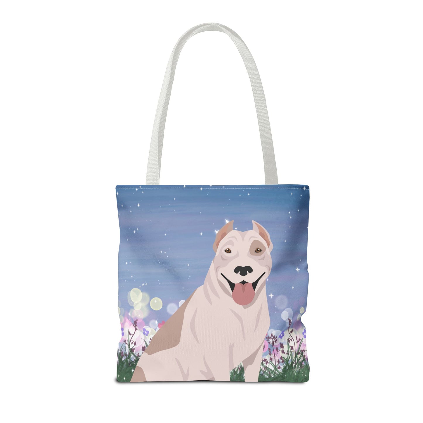 Pit Bull Dog Tote Bag 16x16