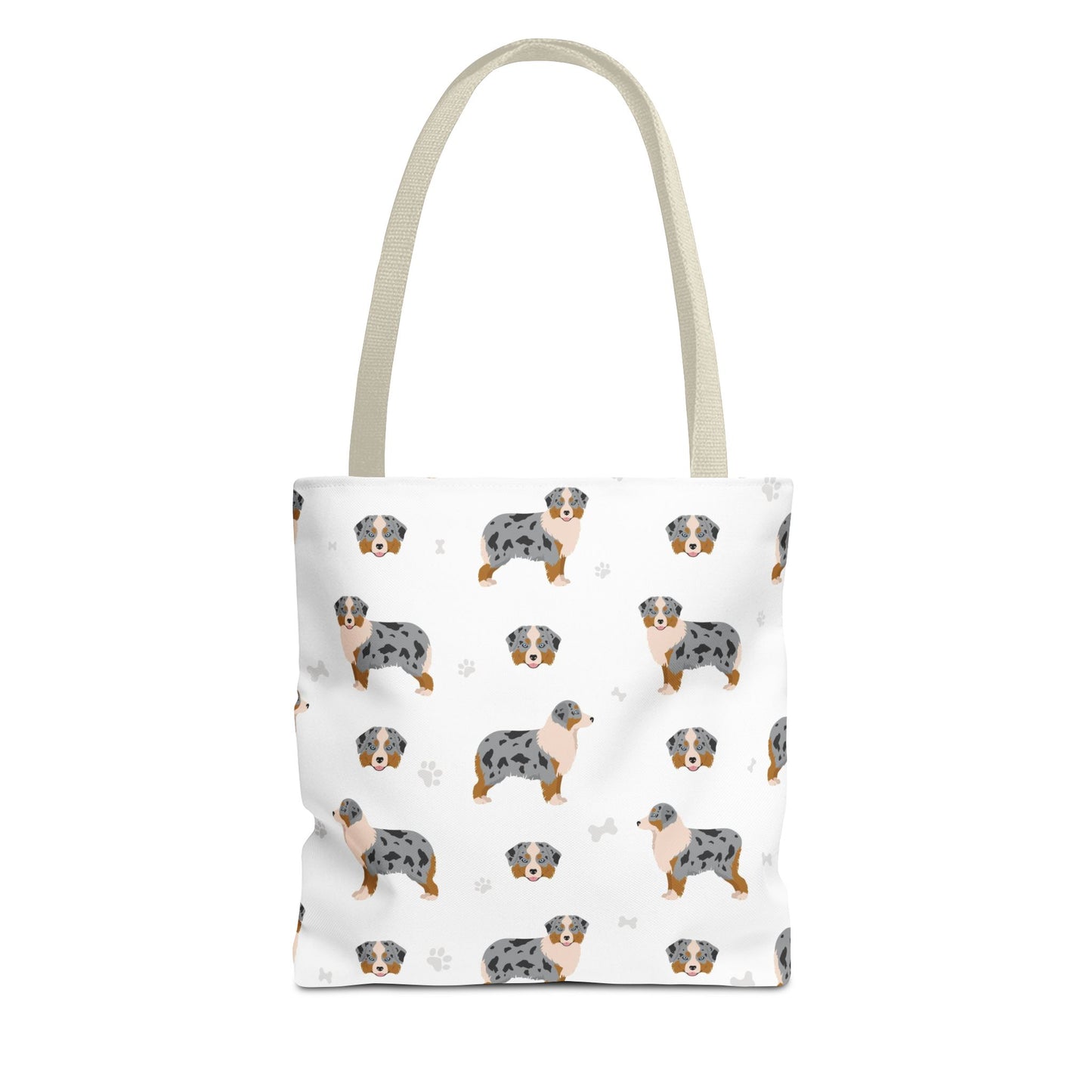 Miniature Australian Shepherd Dog Tote Bag, Aussie Dog Mom Gift