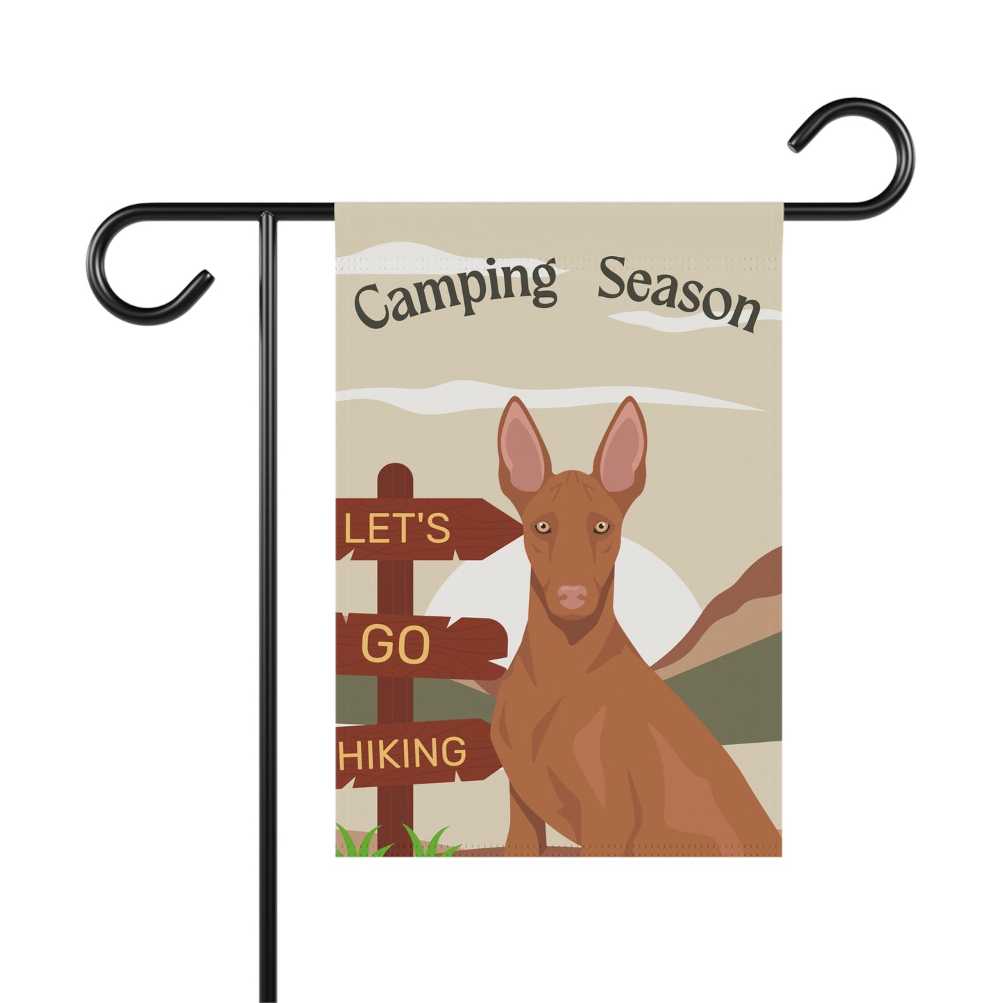 Pharaoh Hound Dog Camping Garden Flag