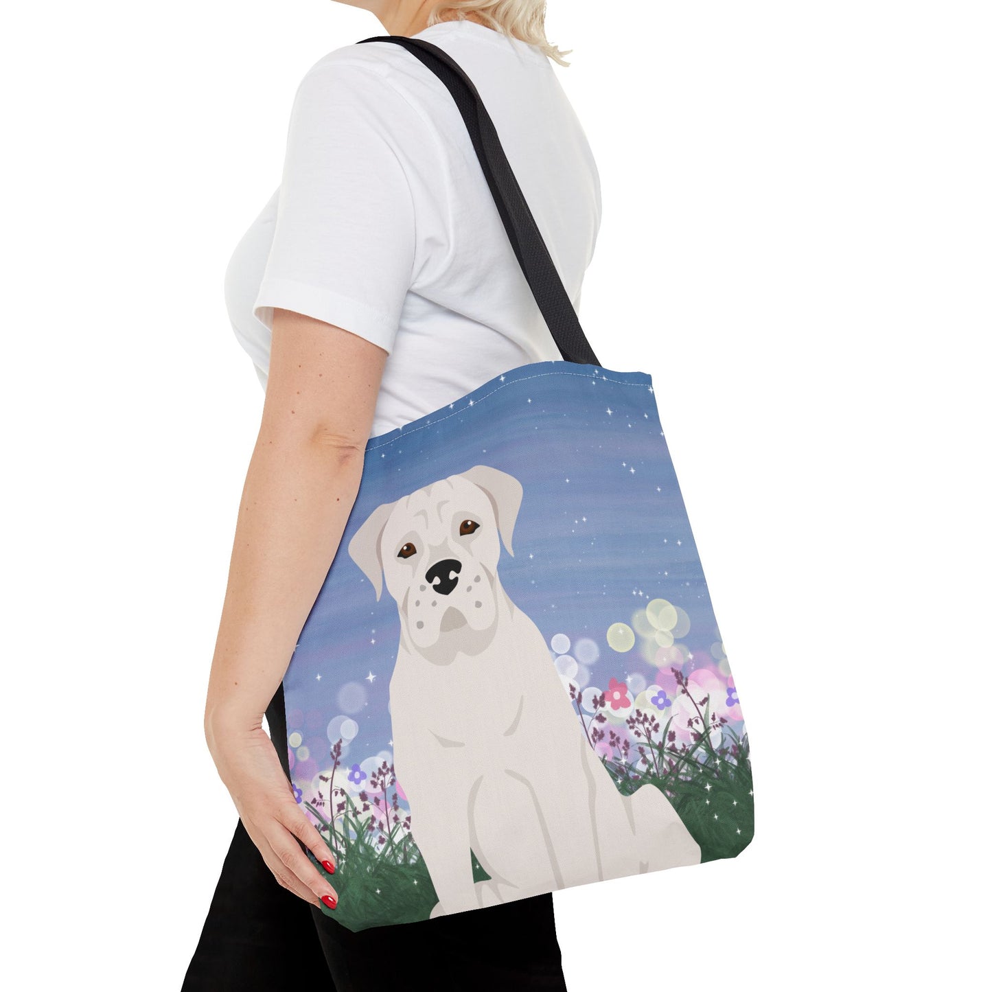 Dogo Argentino Dog Tote Bag 16x16