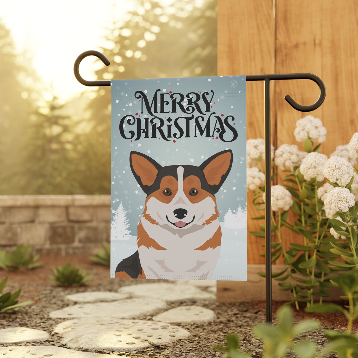 Pembroke Welsh Corgi Dog Garden Flag