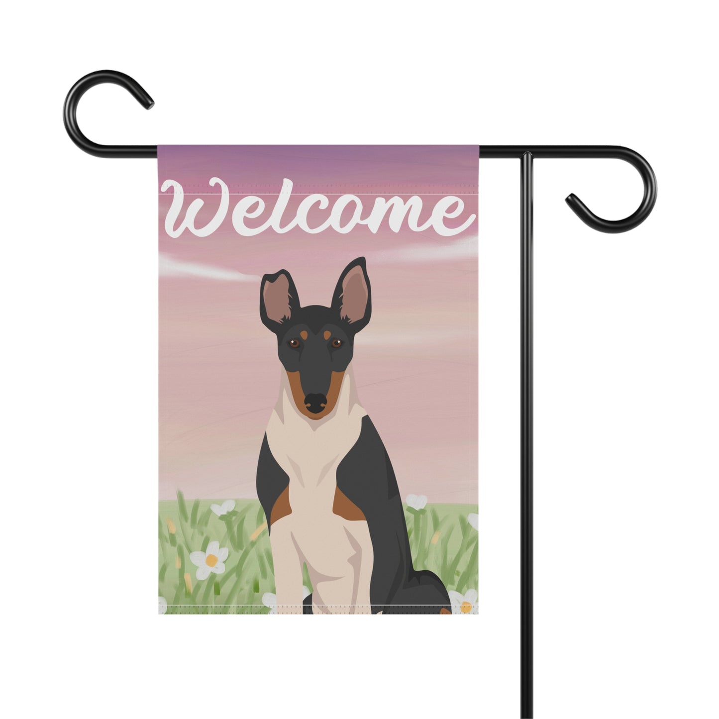 Smooth Collie Dog Welcome Garden Flag