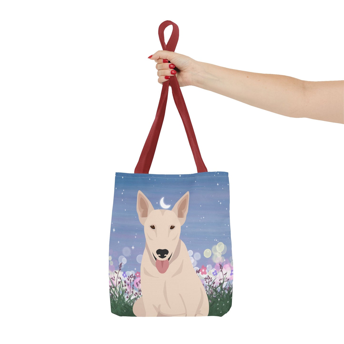 Bull Terrier Dog Tote Bag 13x13