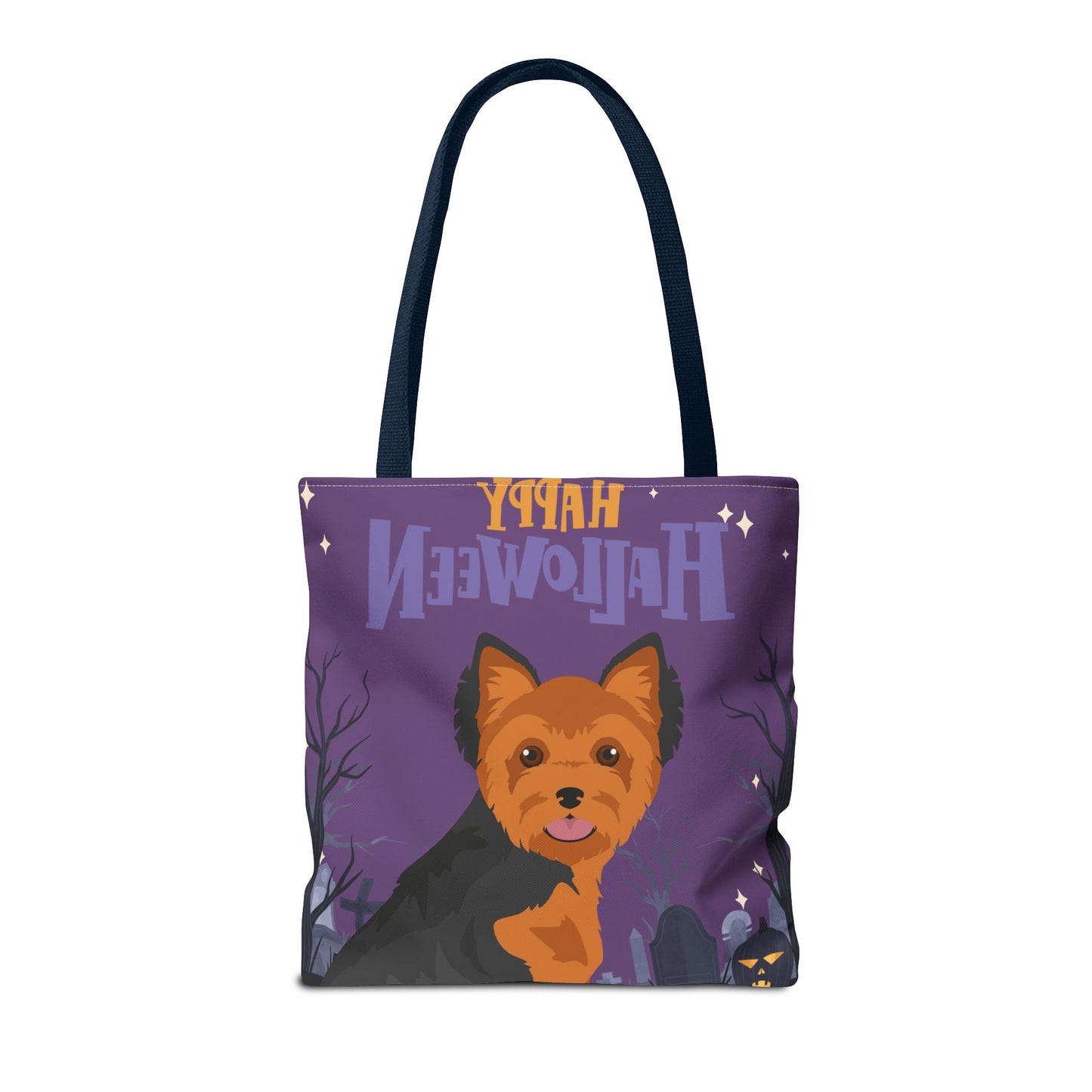 Yorkshire Terrier Dog Happy Halloween Tote Bag 16x16