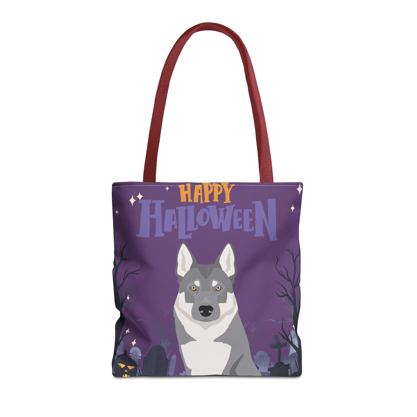 Czechoslovakian Wolfdog Dog Happy Halloween Tote Bag 16x16