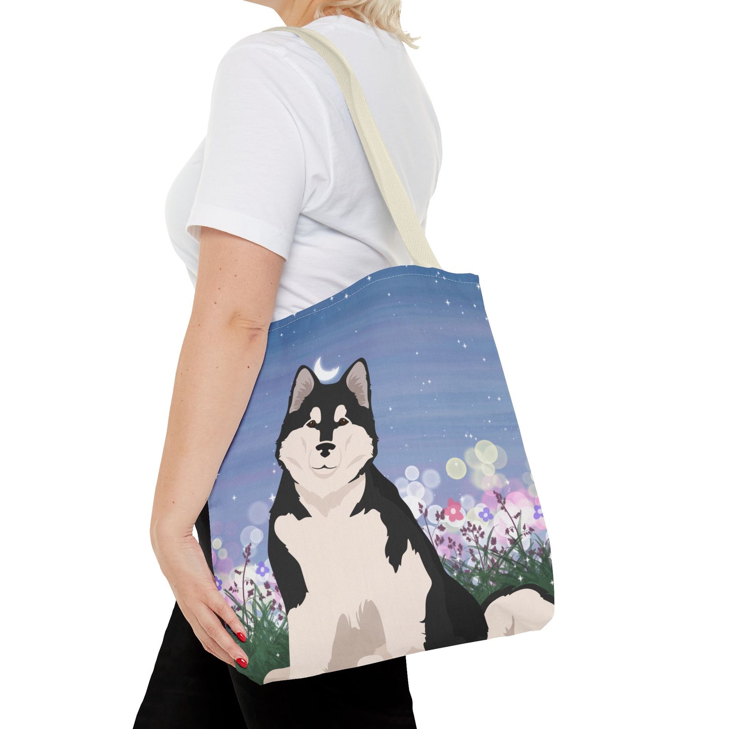 Alaskan Malamute Dog Tote Bag 16x16
