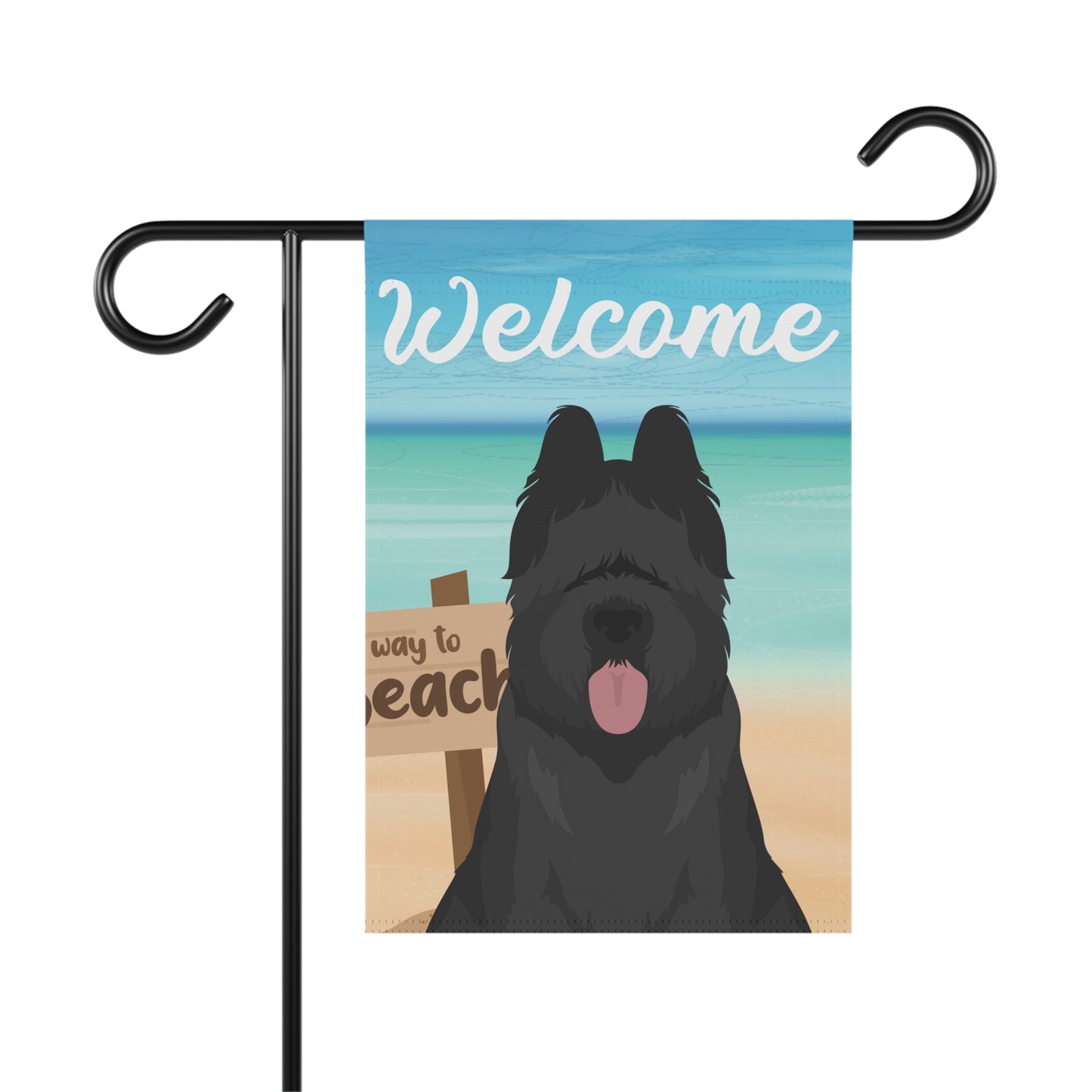 Briard Dog Garden Flag