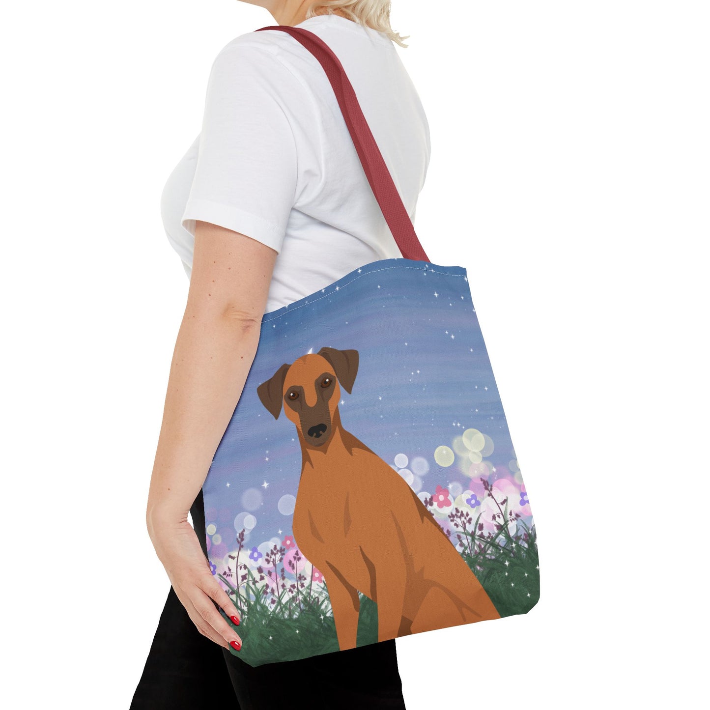 Sloughi Dog Tote Bag 16x16