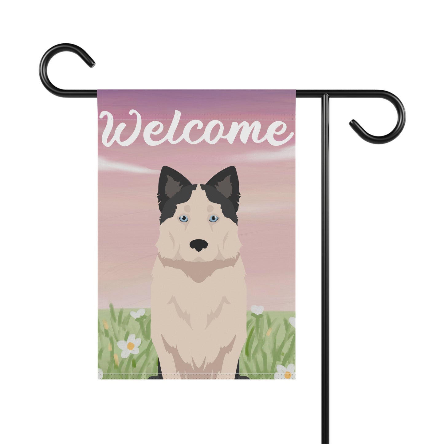Yakutian Laika Dog Welcome Garden Flag
